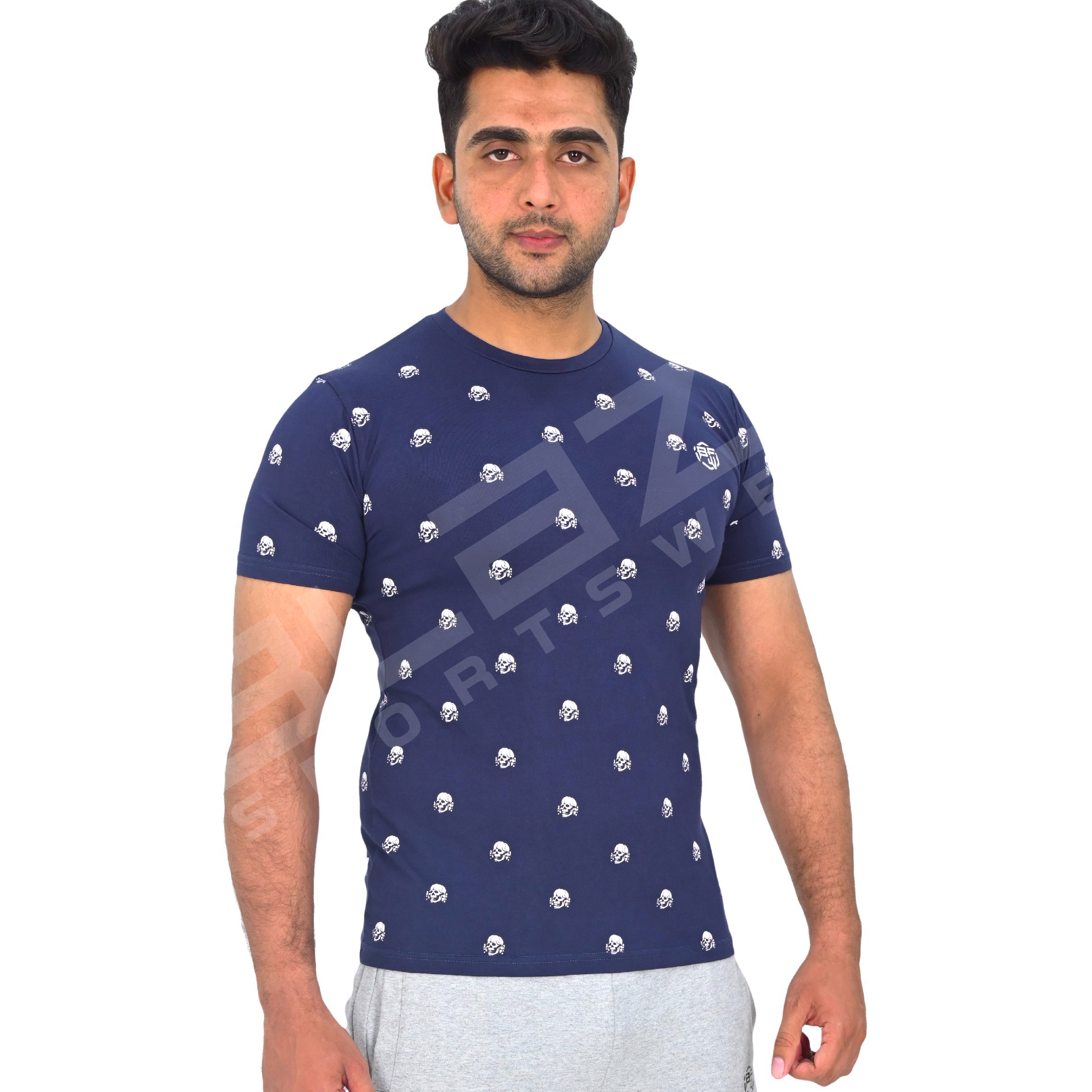 Customized Men's T-Shirt 100% Cotton SilkScreen Print Regular Fit Oversize Drop Shoulder Regular Cut - view 4