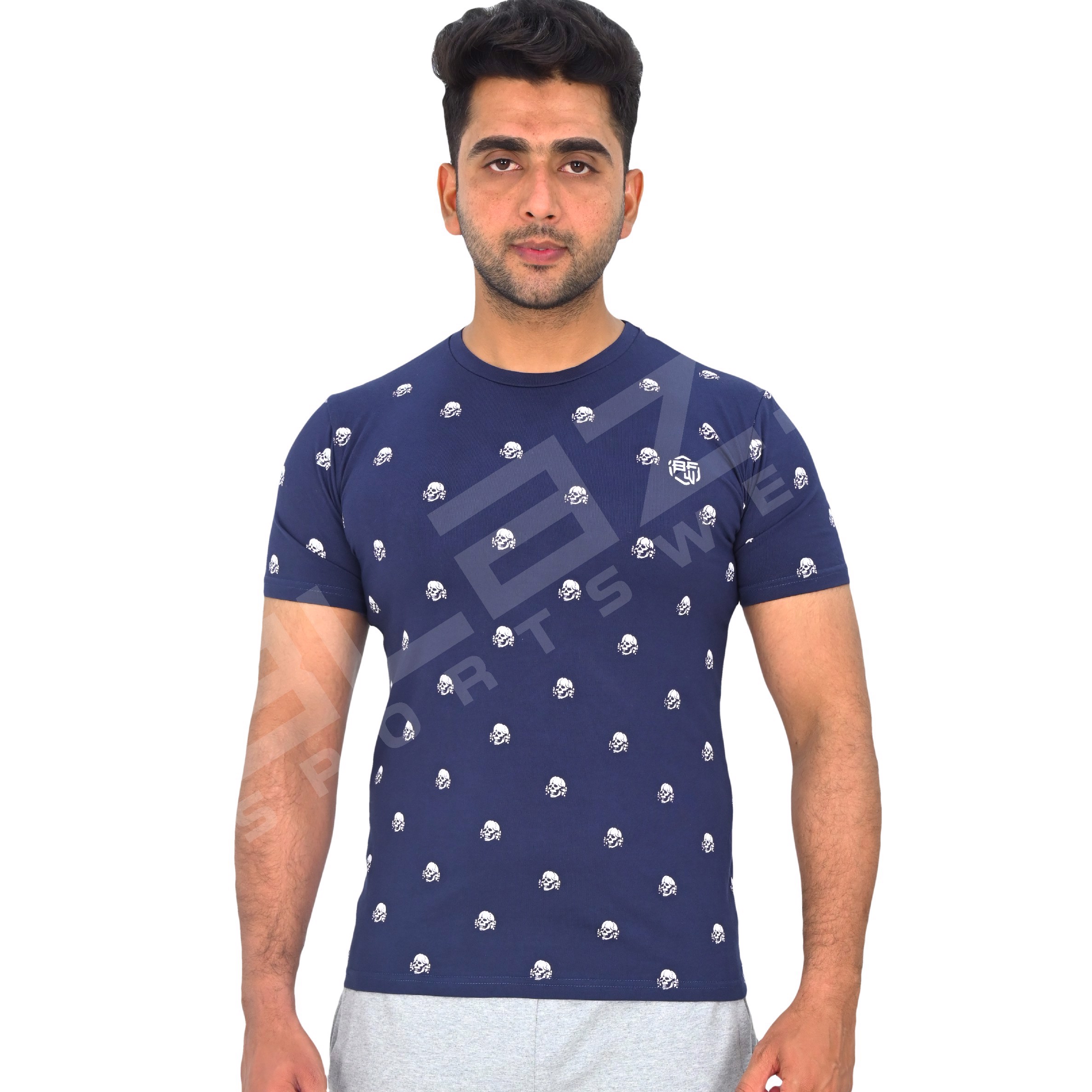 Customized Men's T-Shirt 100% Cotton SilkScreen Print Regular Fit Oversize Drop Shoulder Regular Cut - view 5