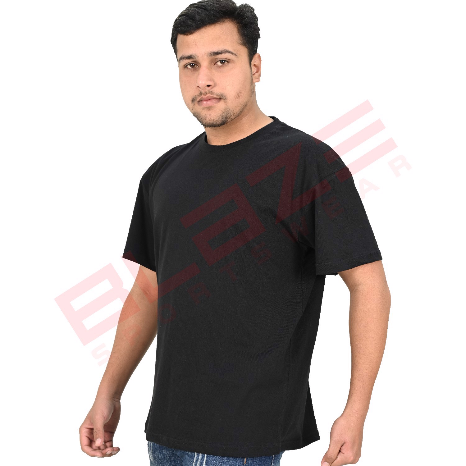 Customized Men's T-Shirt 100% Cotton SilkScreen Print Regular Fit Oversize Drop Shoulder Regular Cut - view 12