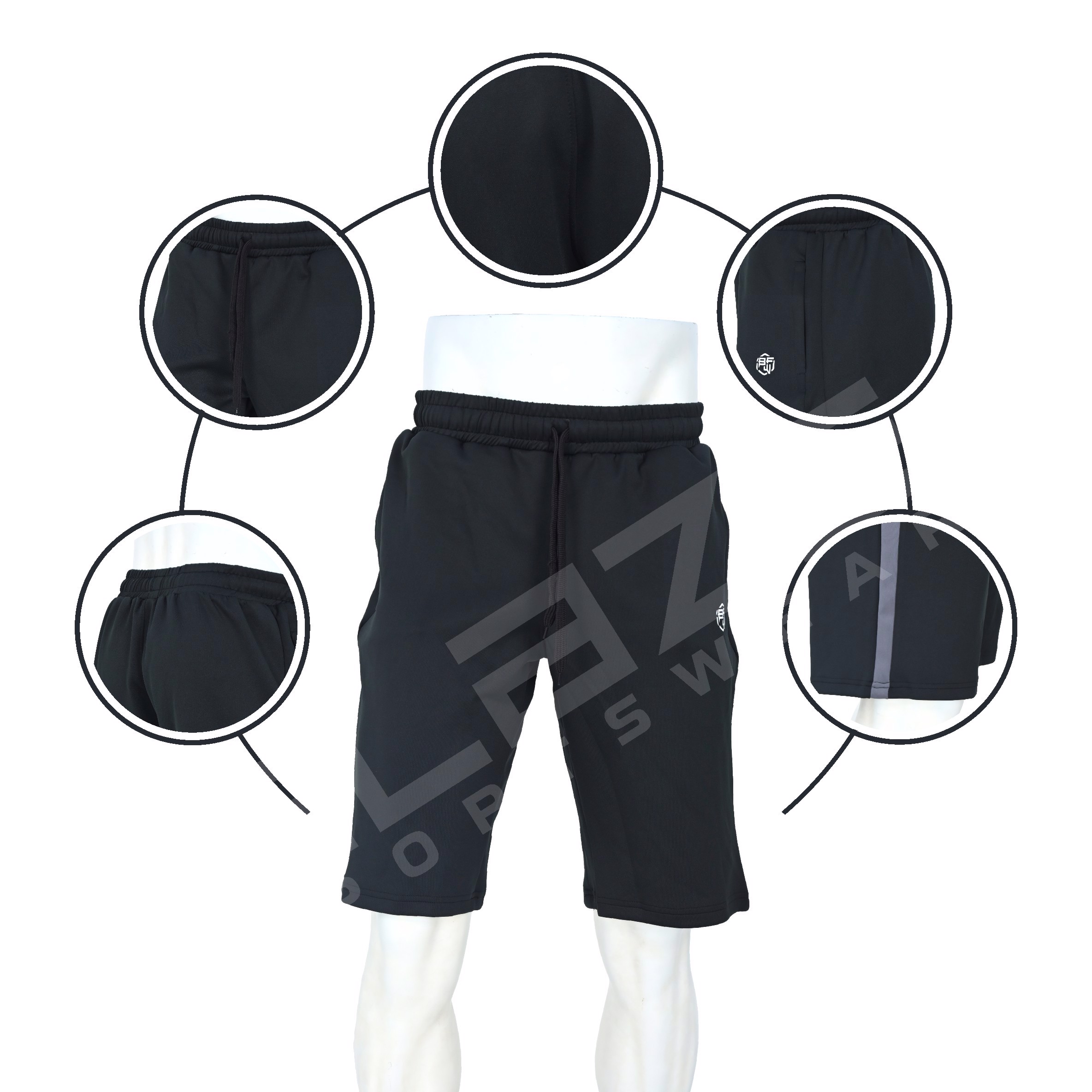  Running Gym Shorts Custom Compression Sweat Training Workout Fitness Athletic Sports Men - view 7