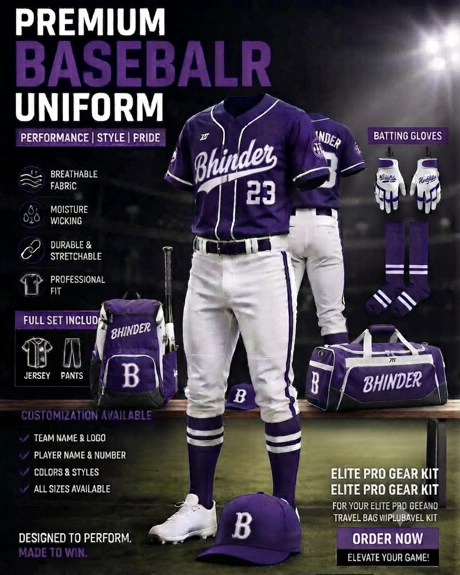 Premium Baseball Uniform