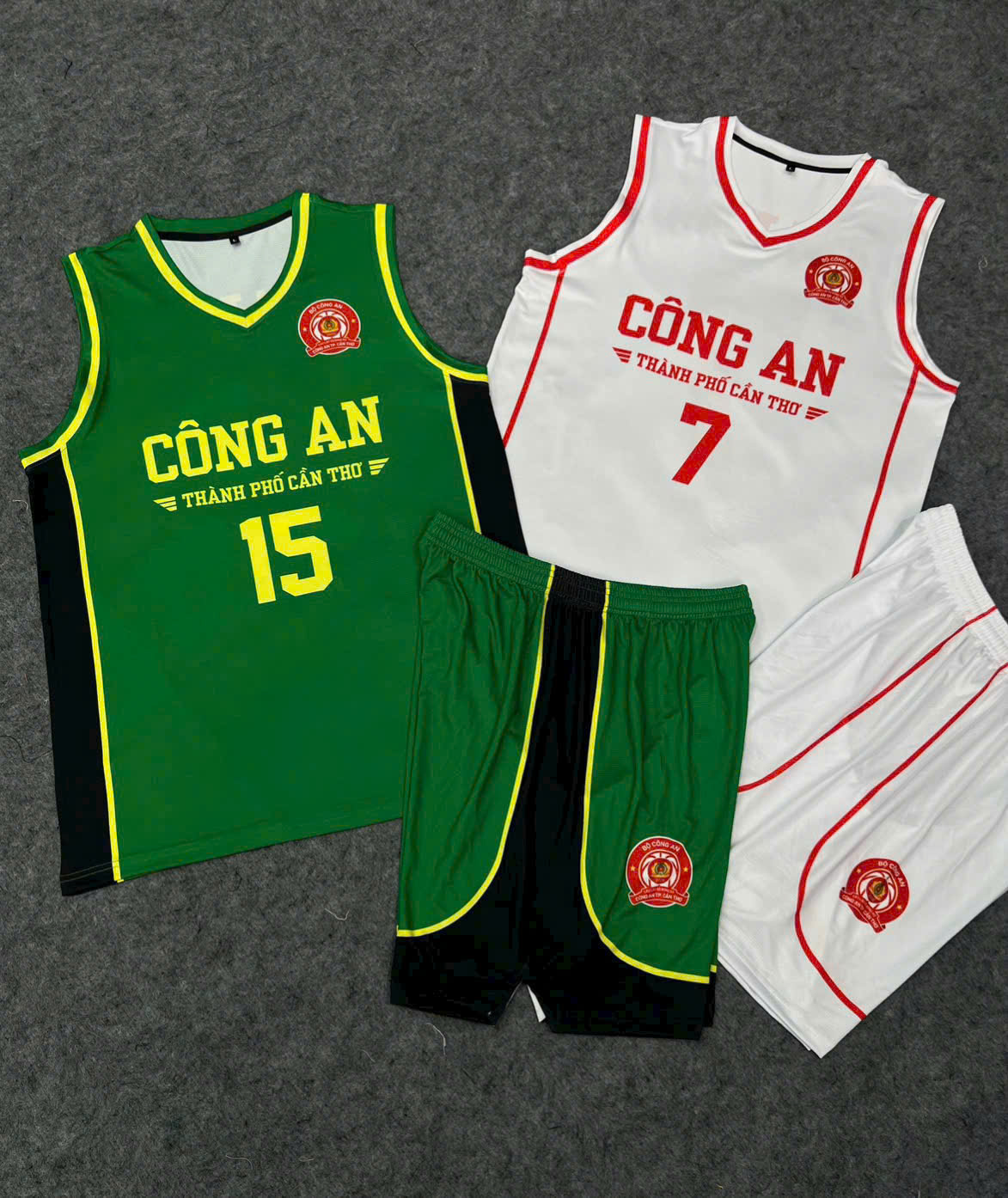 Basketball Jerseys and Shorts