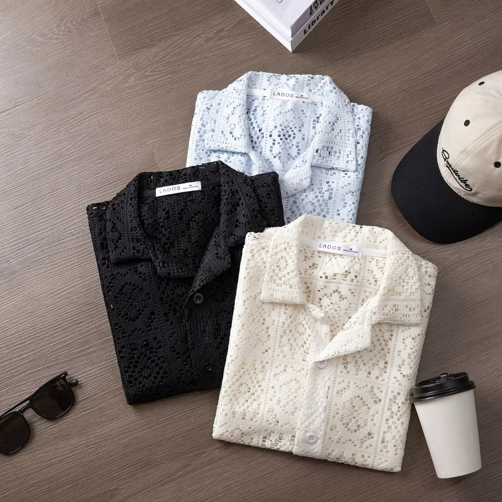 Lace Button-Up Shirts