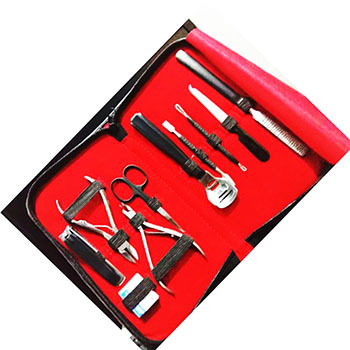 Manicure Set Nail Clippers Pedicure Kit 18 Pieces Stainless Steel Acrylic Nail Kits Nail Care Tools  - view 3