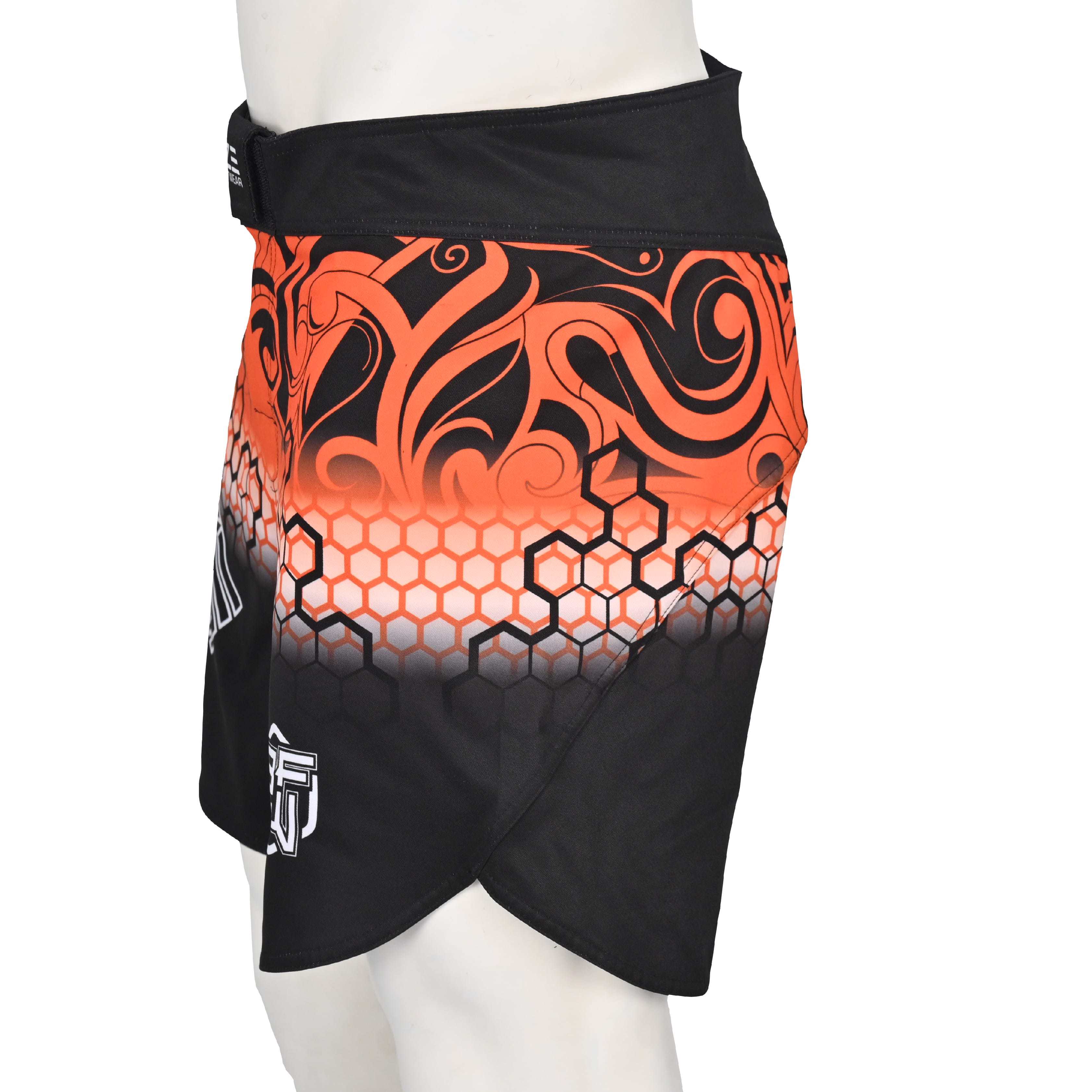 custom  compression short running bjj workout short training and athlete short - view 3