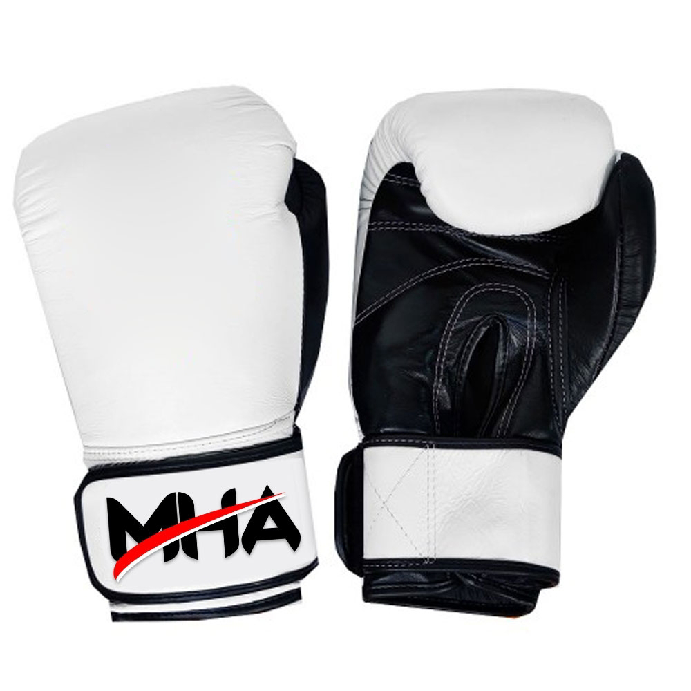 MHA Long-Lasting Cow Leather Kick Boxing Gloves