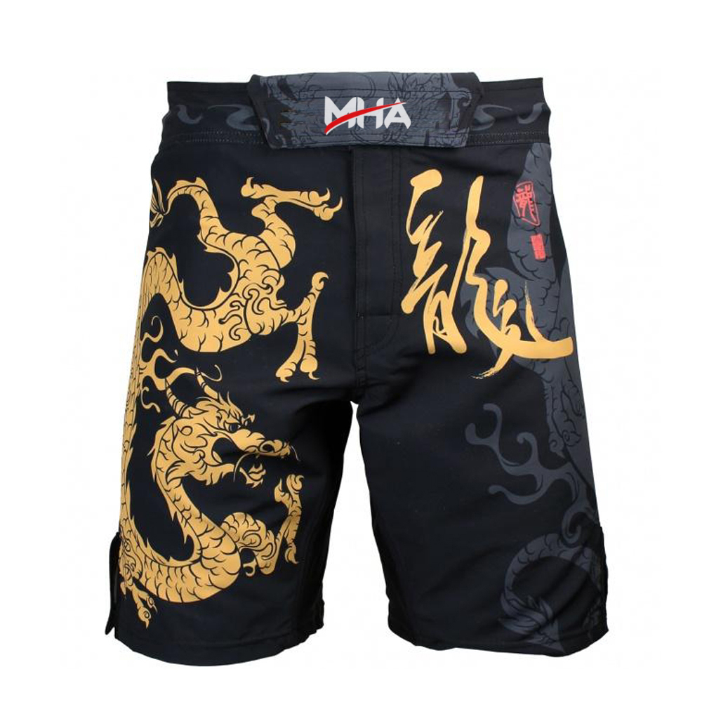 MHA Golden Dragon Mma Fight Shorts