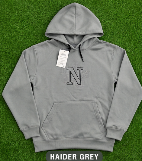 Custom Men's Embroidered Hoodie - Red Pullover - view 4