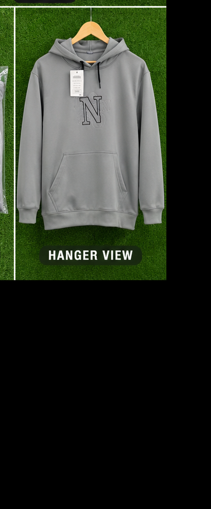 Custom Men's Embroidered Hoodie - Red Pullover - view 5