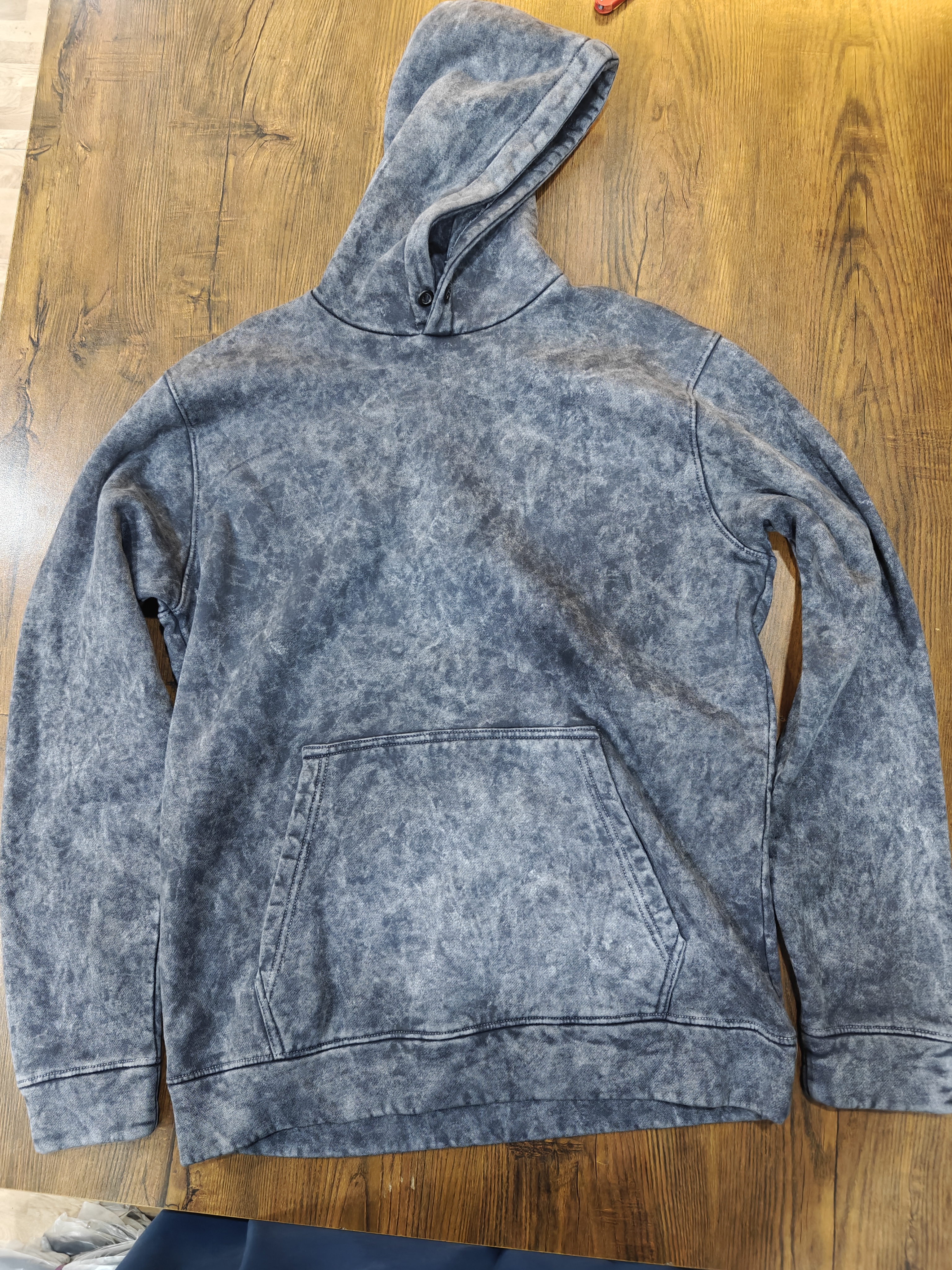 acid wash Hoodie  - view 2