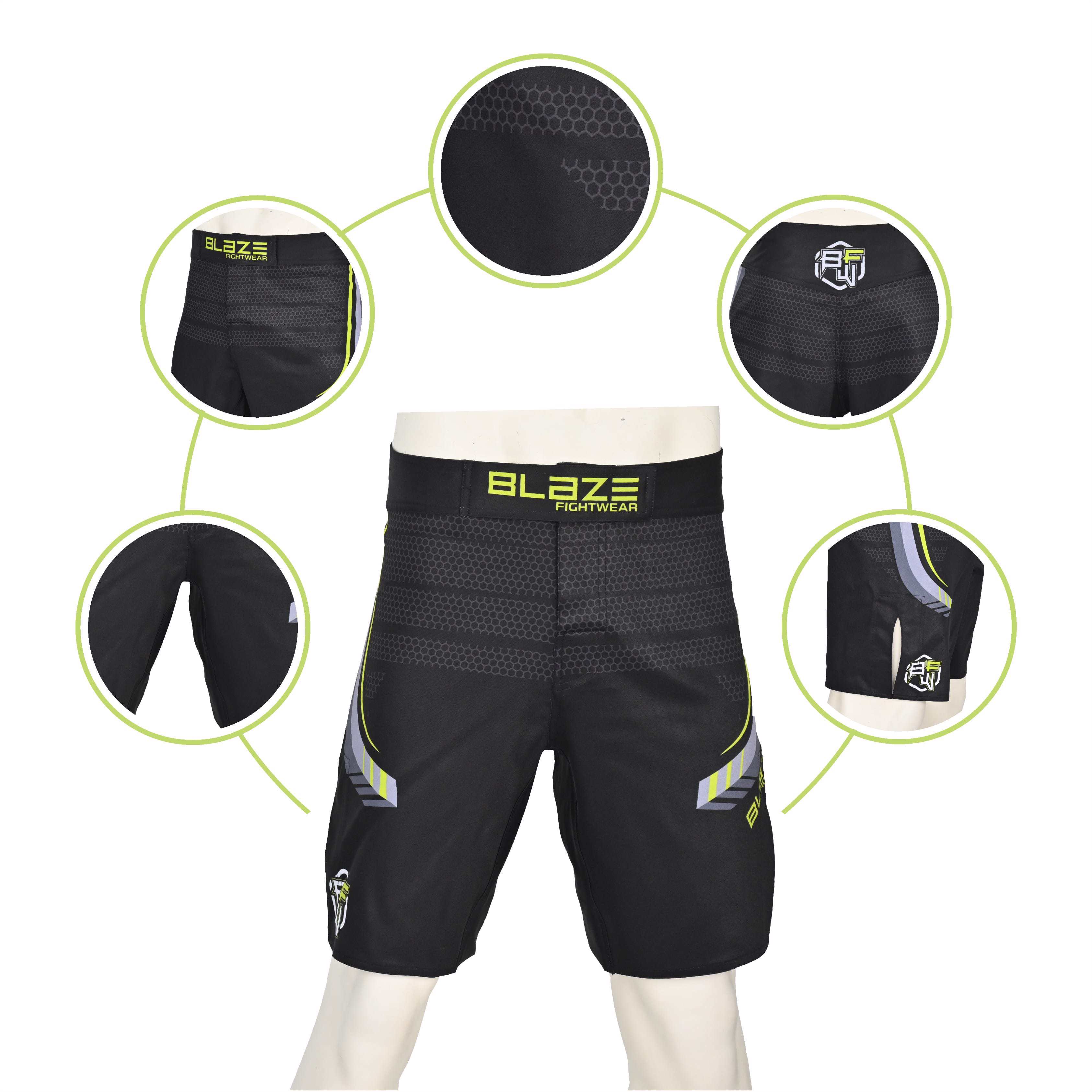 MMA  short training and athlete short workout short bjj short  - view 3