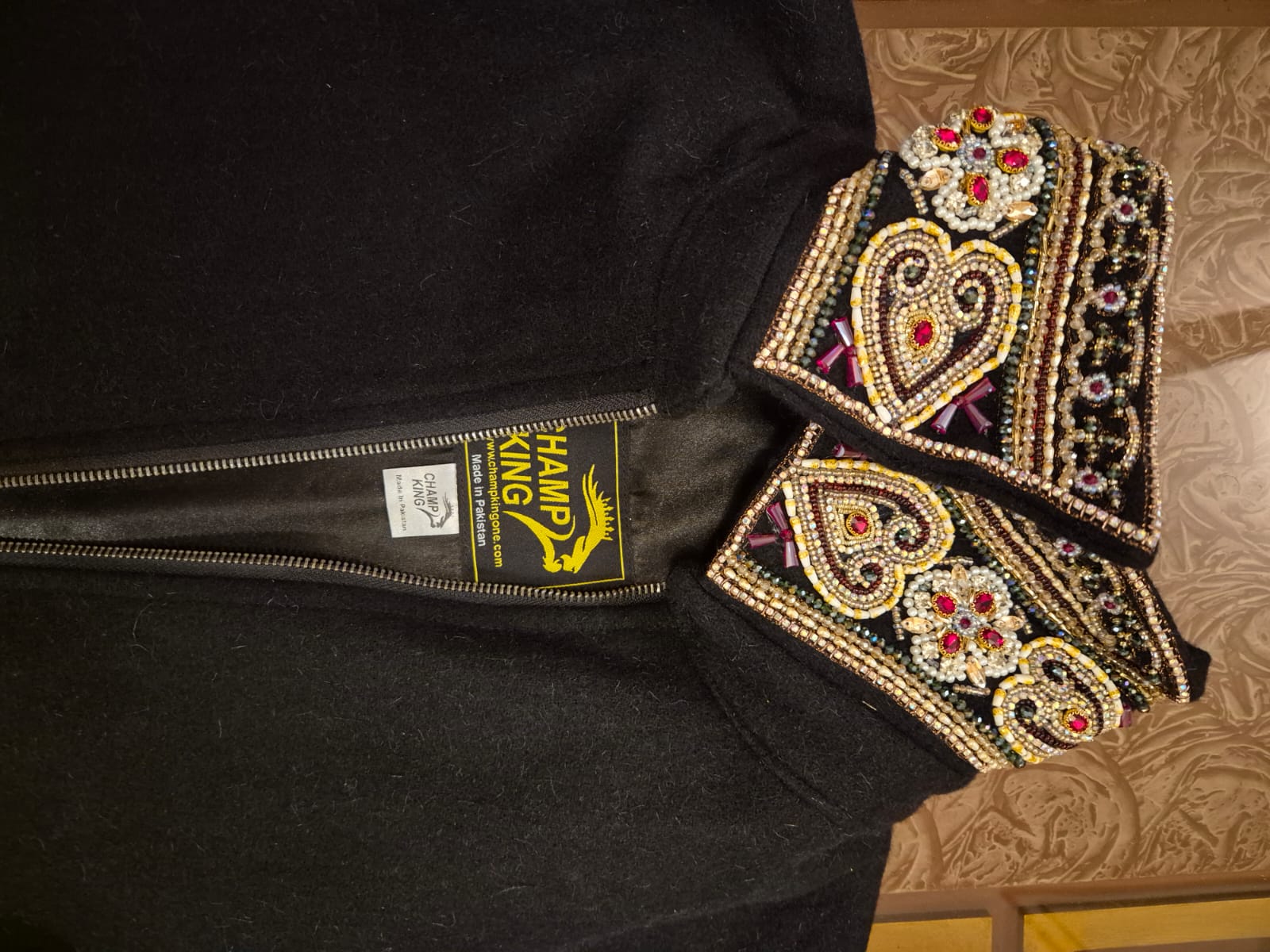 High Quality Wool Embroidered Jacket For Men - view 2