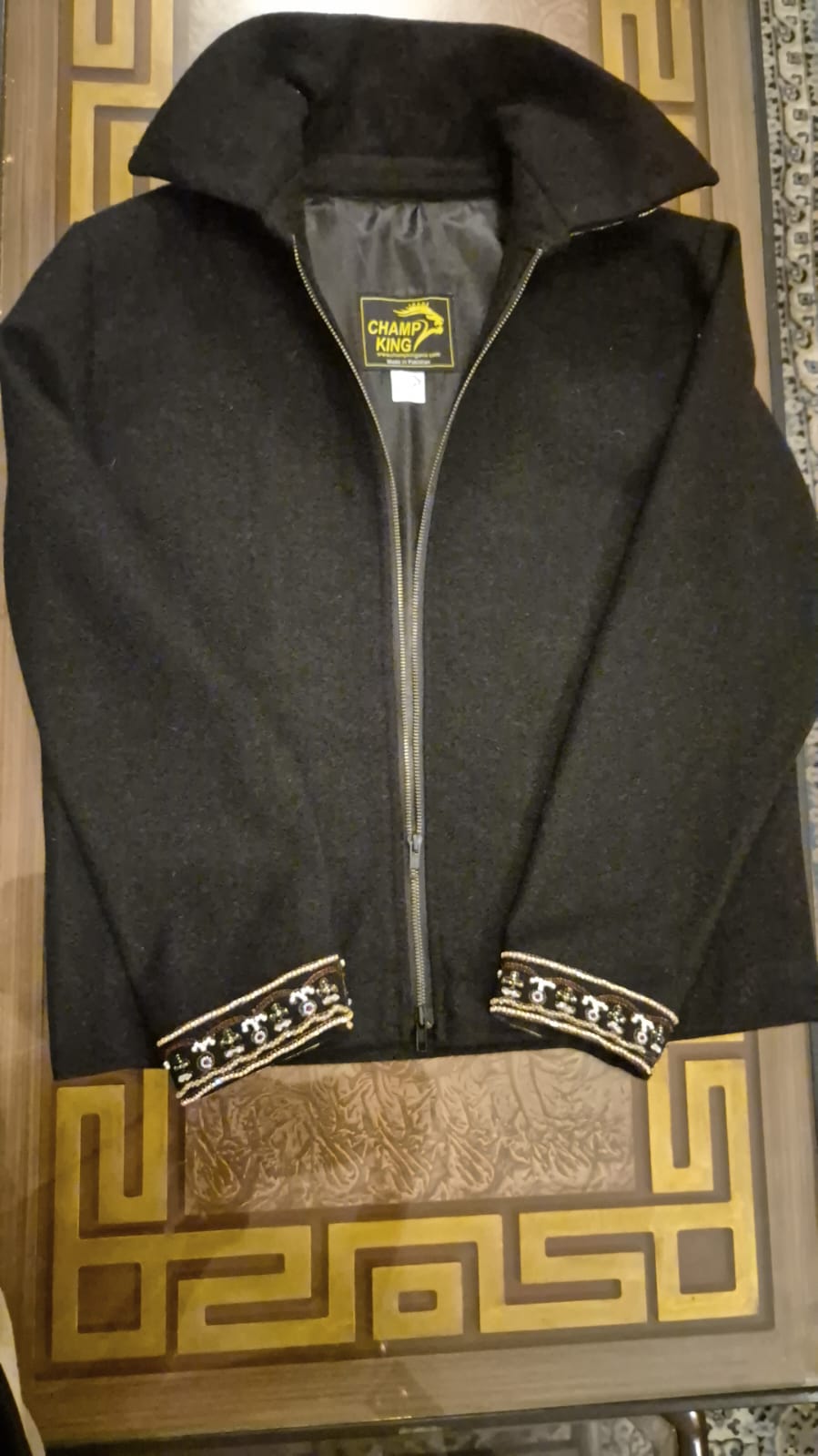 High Quality Wool Embroidered Jacket For Men - view 4