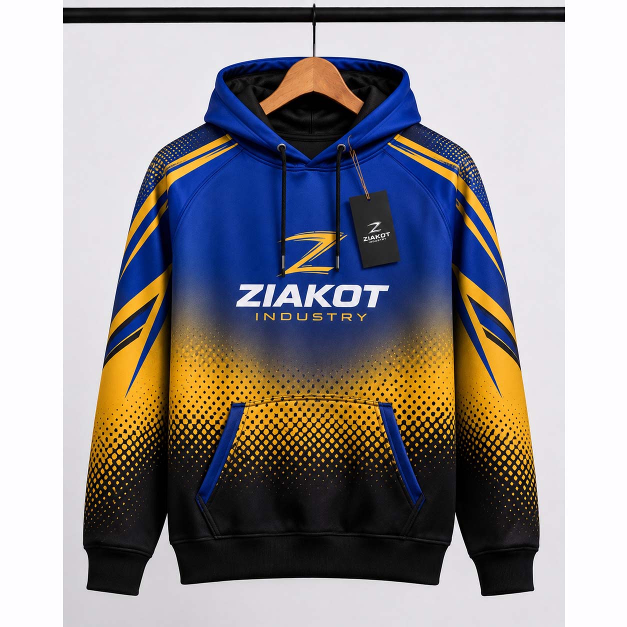 Hoodie Pakistan industry Custom Stitched Black Red-White Football Pullover Sweatshirt Hoodie Custom designs and private label manufacturing Premium fleece, cotton, polyester and blended fabrics Pullover and zip-up hoodie options - view 5
