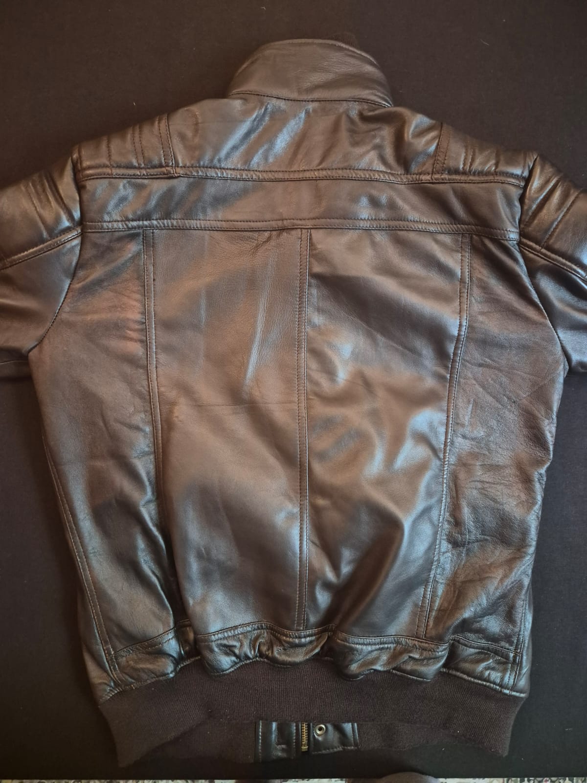 Premium Quality Men's Leather Jacket - view 5