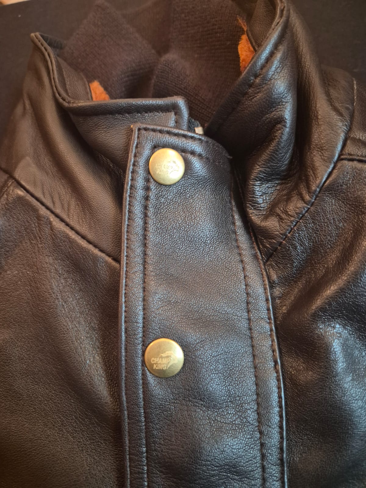Men's Leather Jacket  - view 4