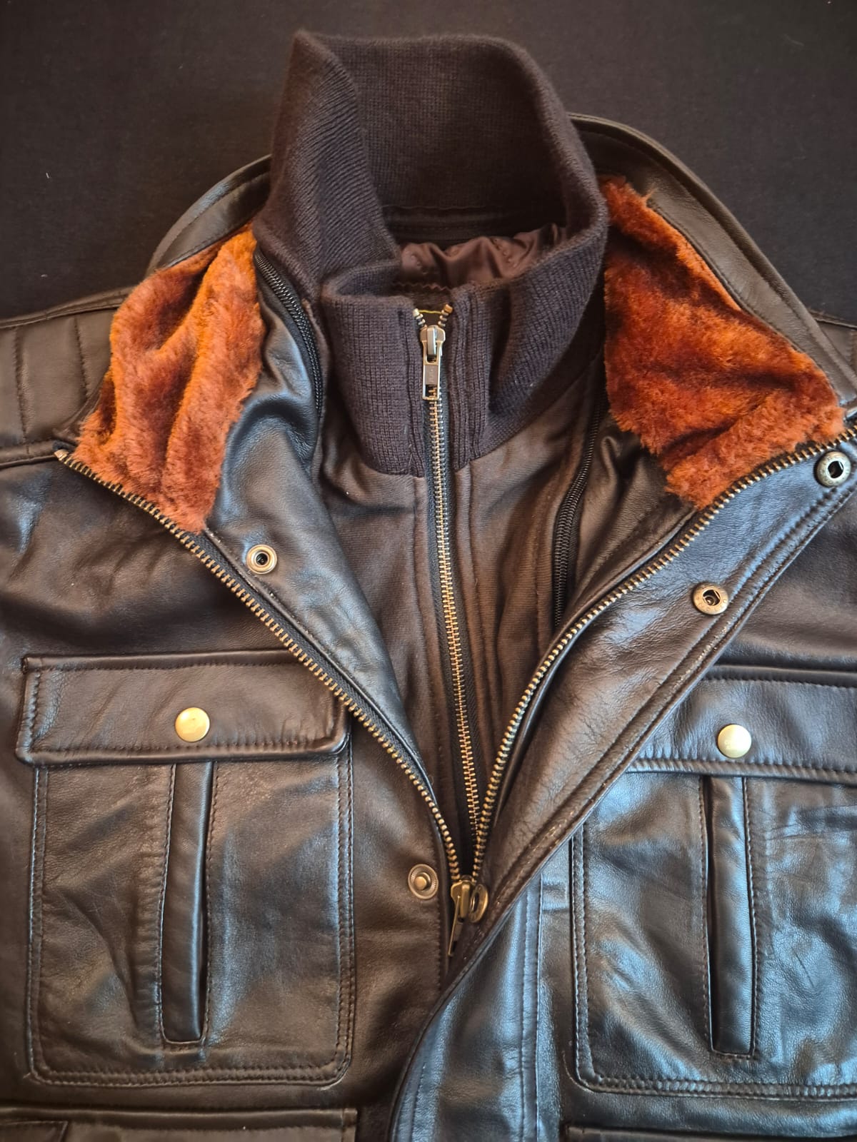 Premium Quality Men's Leather Jacket - view 2