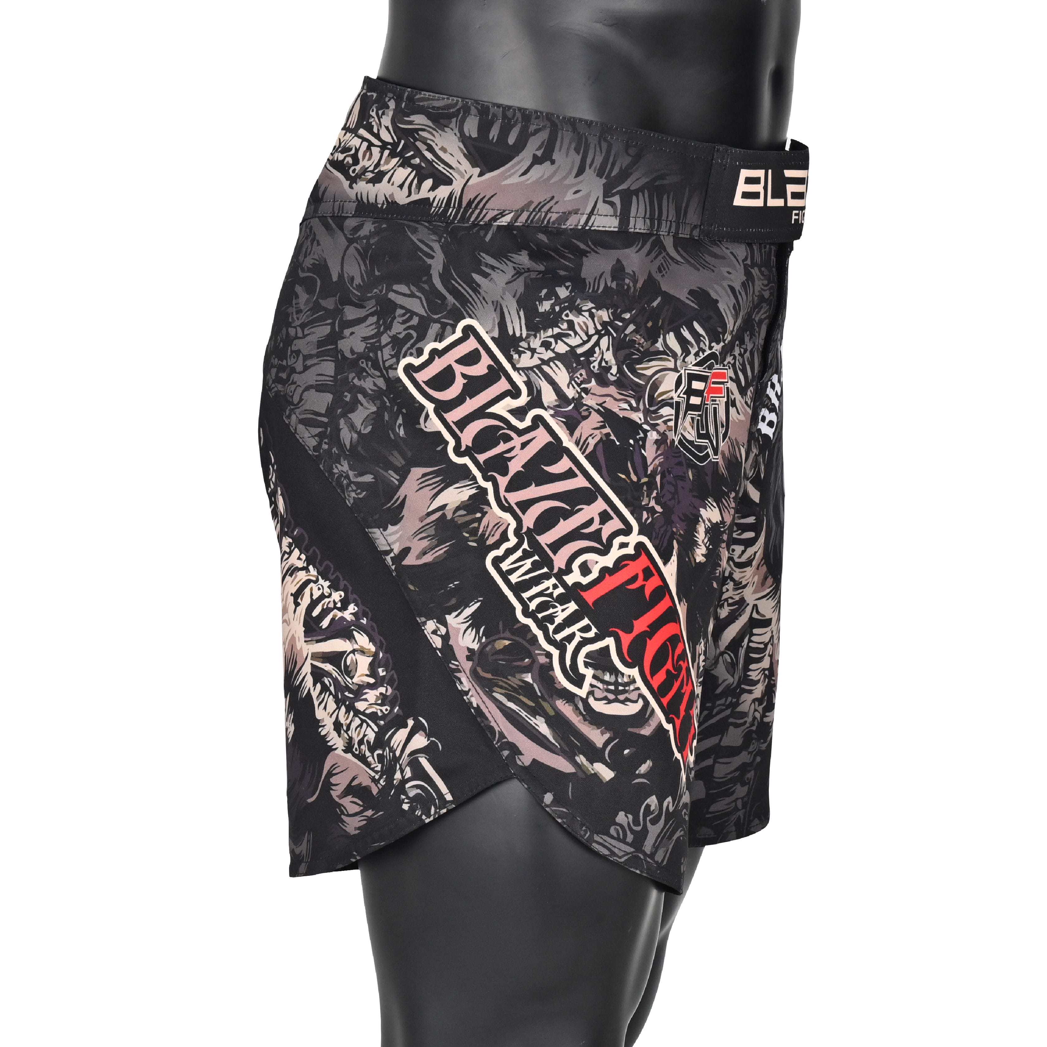 custom sublimation compression short compression short nogi compression short  - view 2