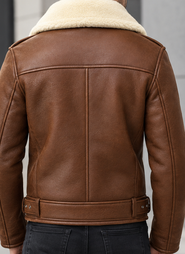 Premium Quality Leather Jacket For Men's - view 3