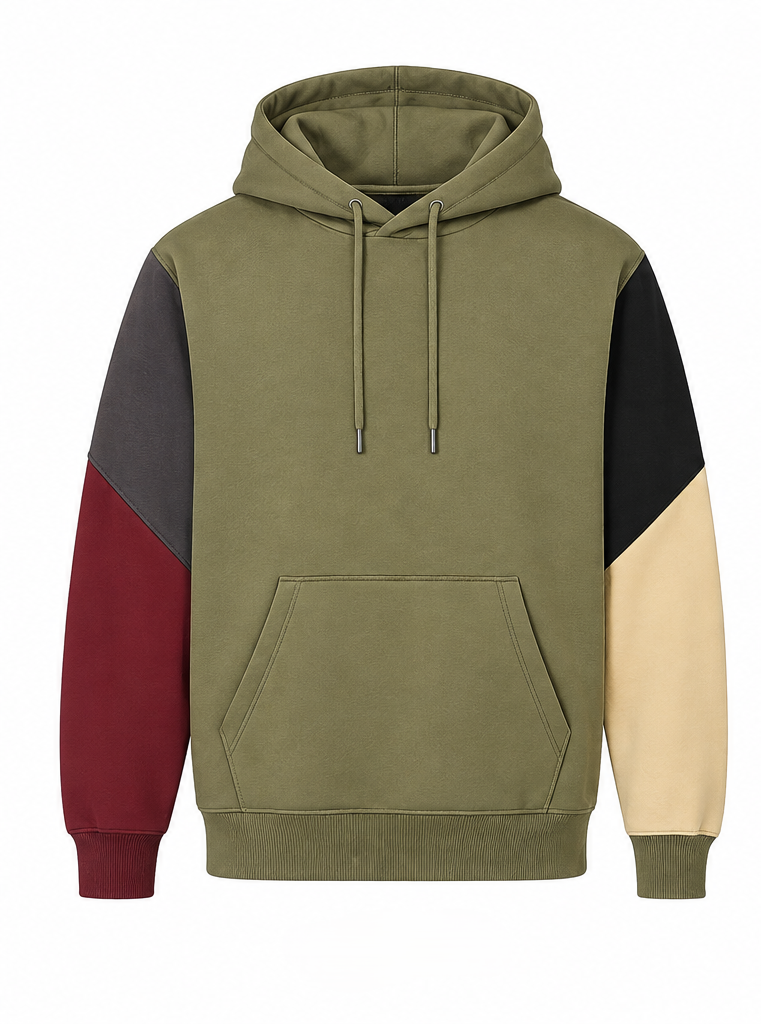 Men's Color Block Hoodie
