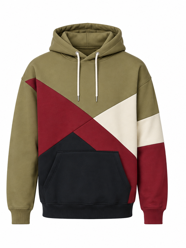 Men's Color Block Hoodie - view 4