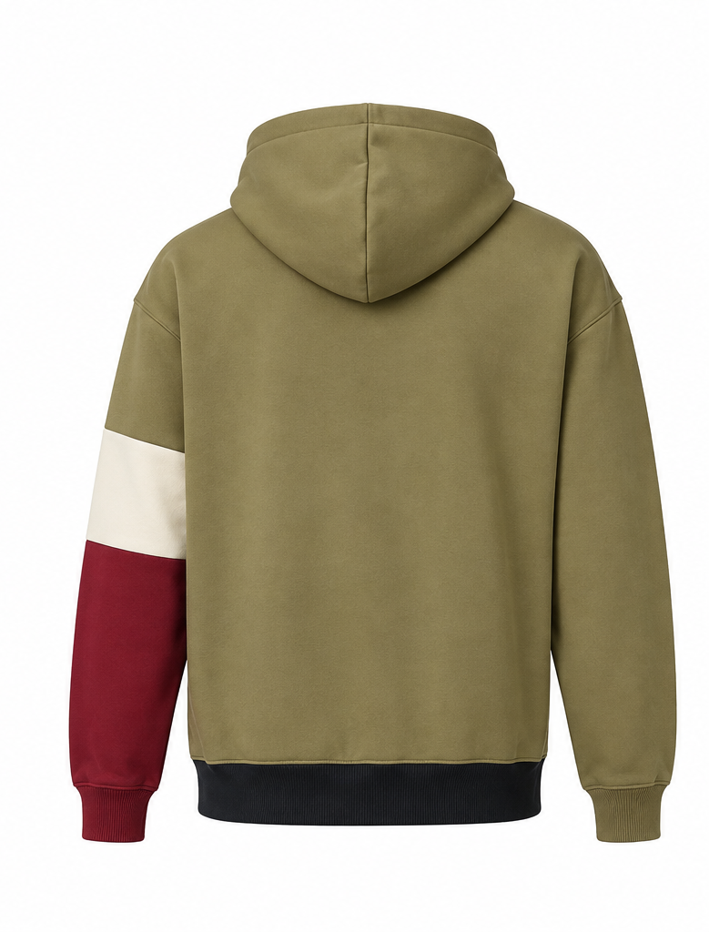 Premium Quality Men's Color Block Hoodie