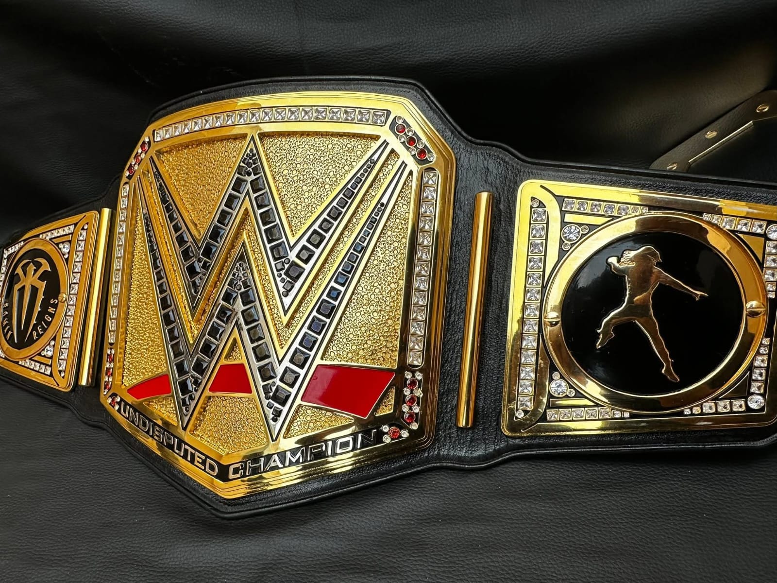 NEW UNDISPUTED CHAMPIONSHIP UNIVERSAL REPLICA BELT 6MM Zinc ADULT SIZE