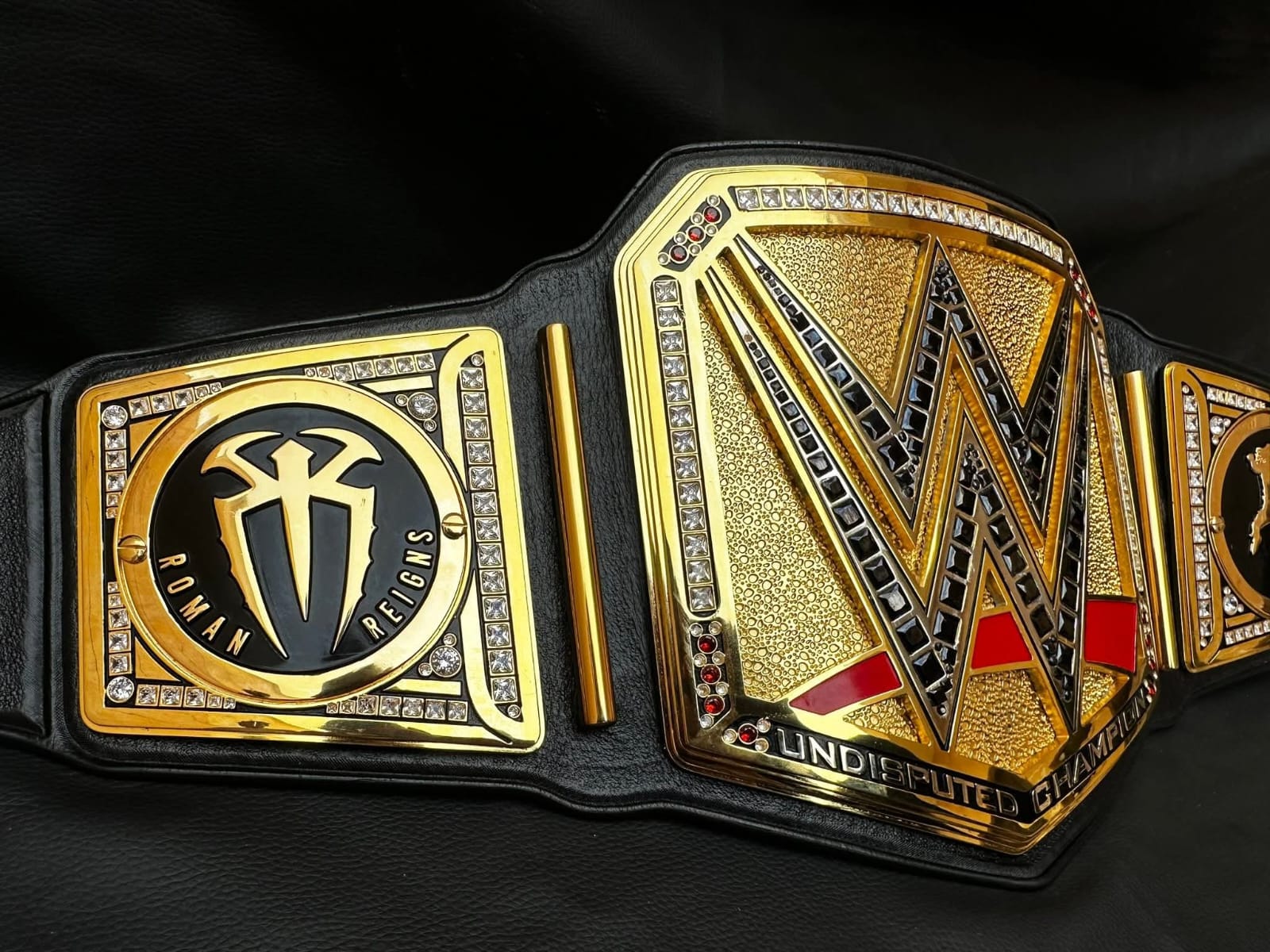 NEW UNDISPUTED CHAMPIONSHIP UNIVERSAL REPLICA BELT 6MM Zinc ADULT SIZE - view 2