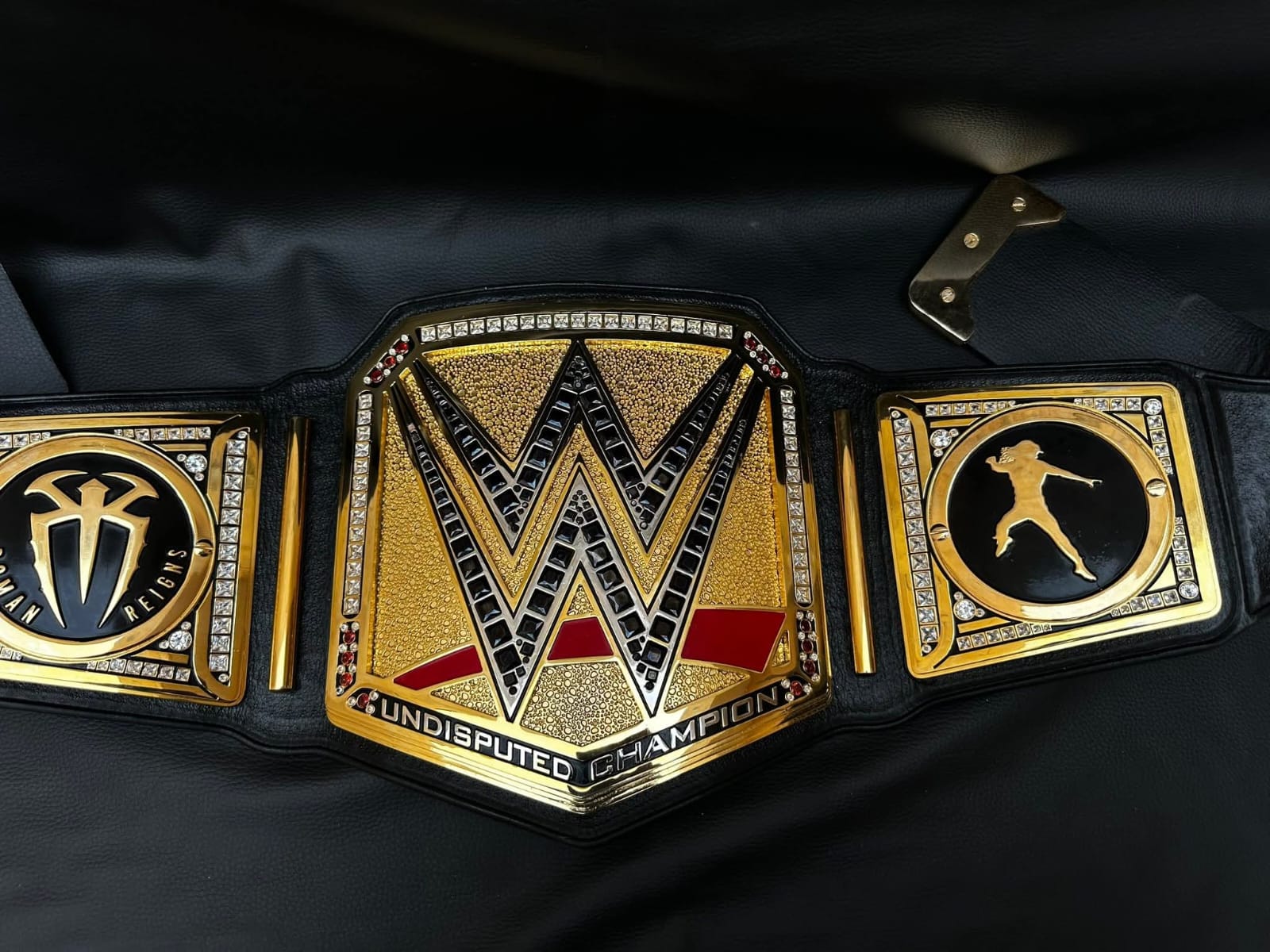 NEW UNDISPUTED CHAMPIONSHIP UNIVERSAL REPLICA BELT 6MM Zinc ADULT SIZE - view 5