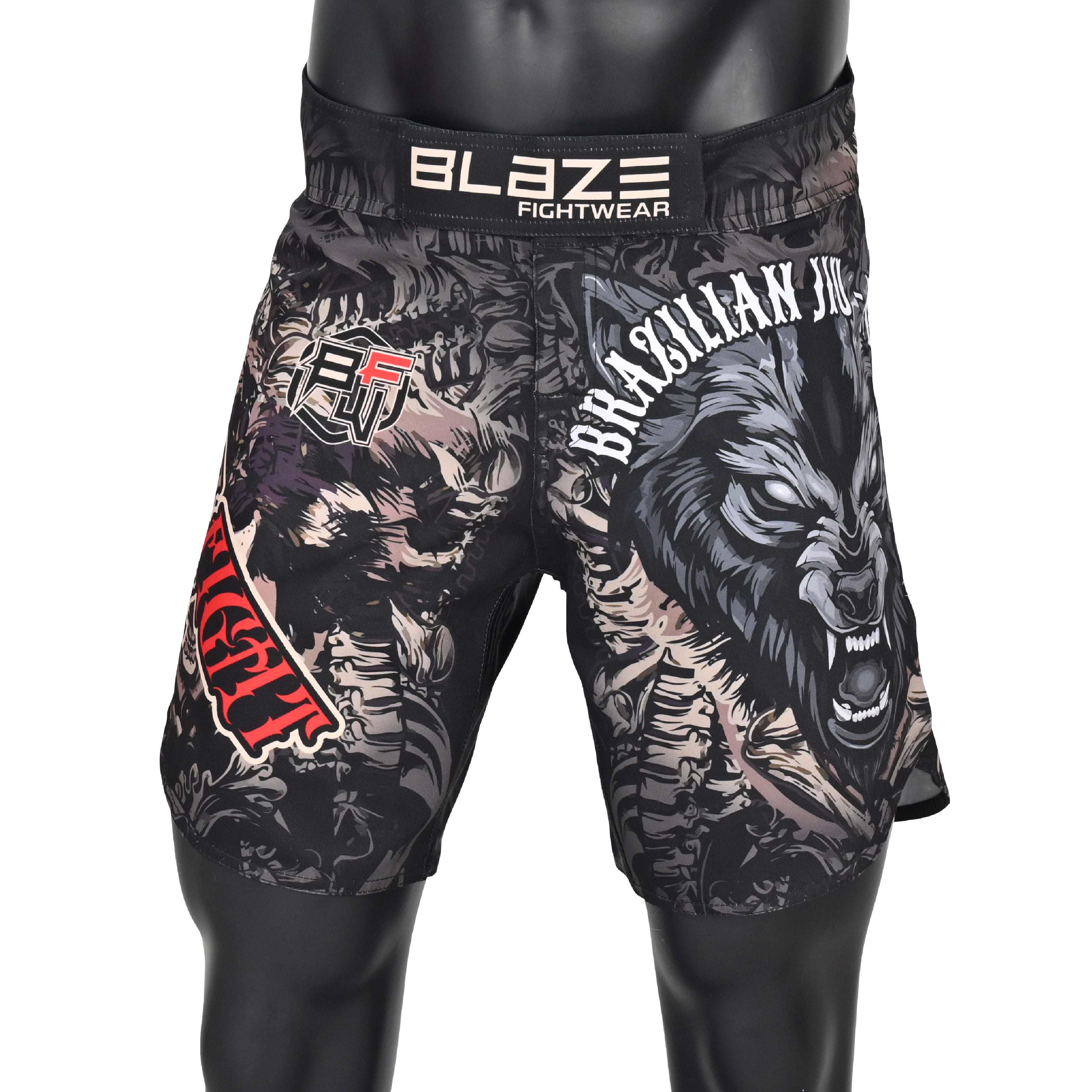 custom sublimation compression short compression short nogi compression short  - view 4
