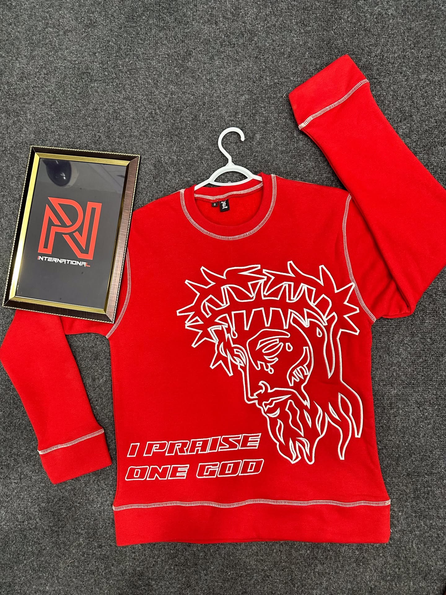 Red Graphic Sweatshirt