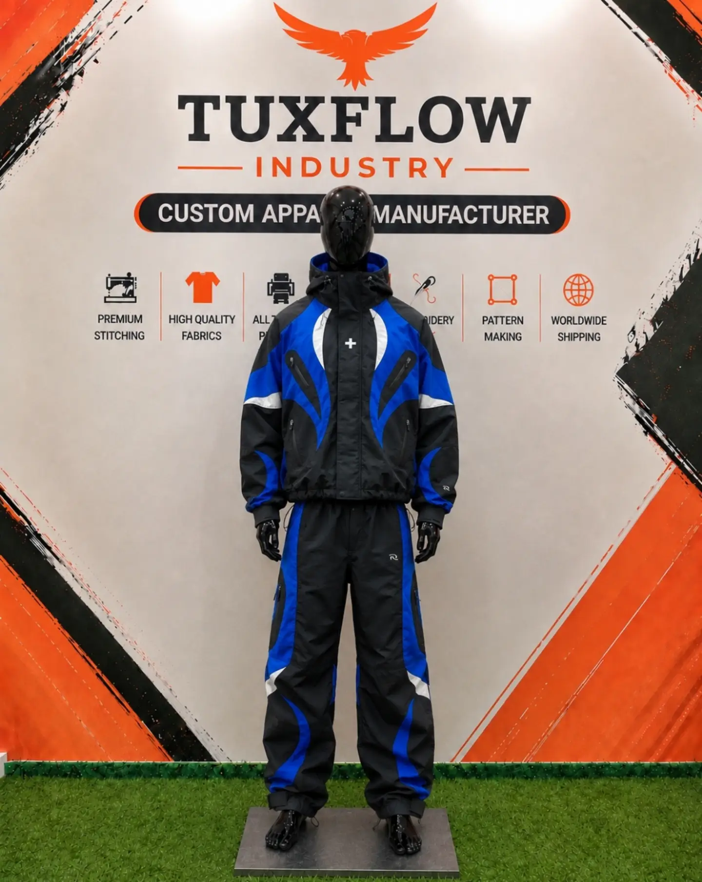 Custom Windbreaker Tracksuit Set – Private Label Apparel Manufacturer