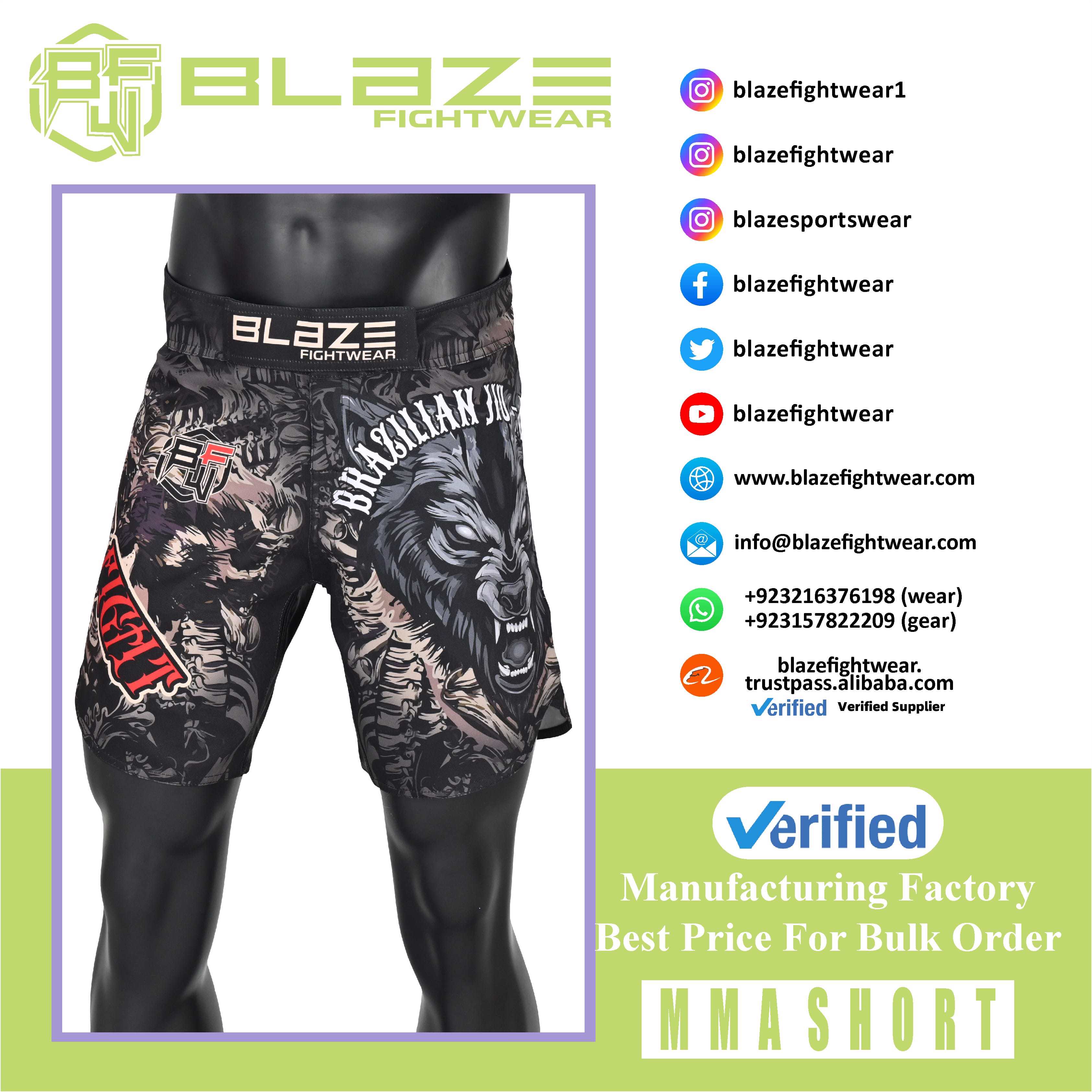 custom sublimation compression short compression short nogi compression short  - view 6