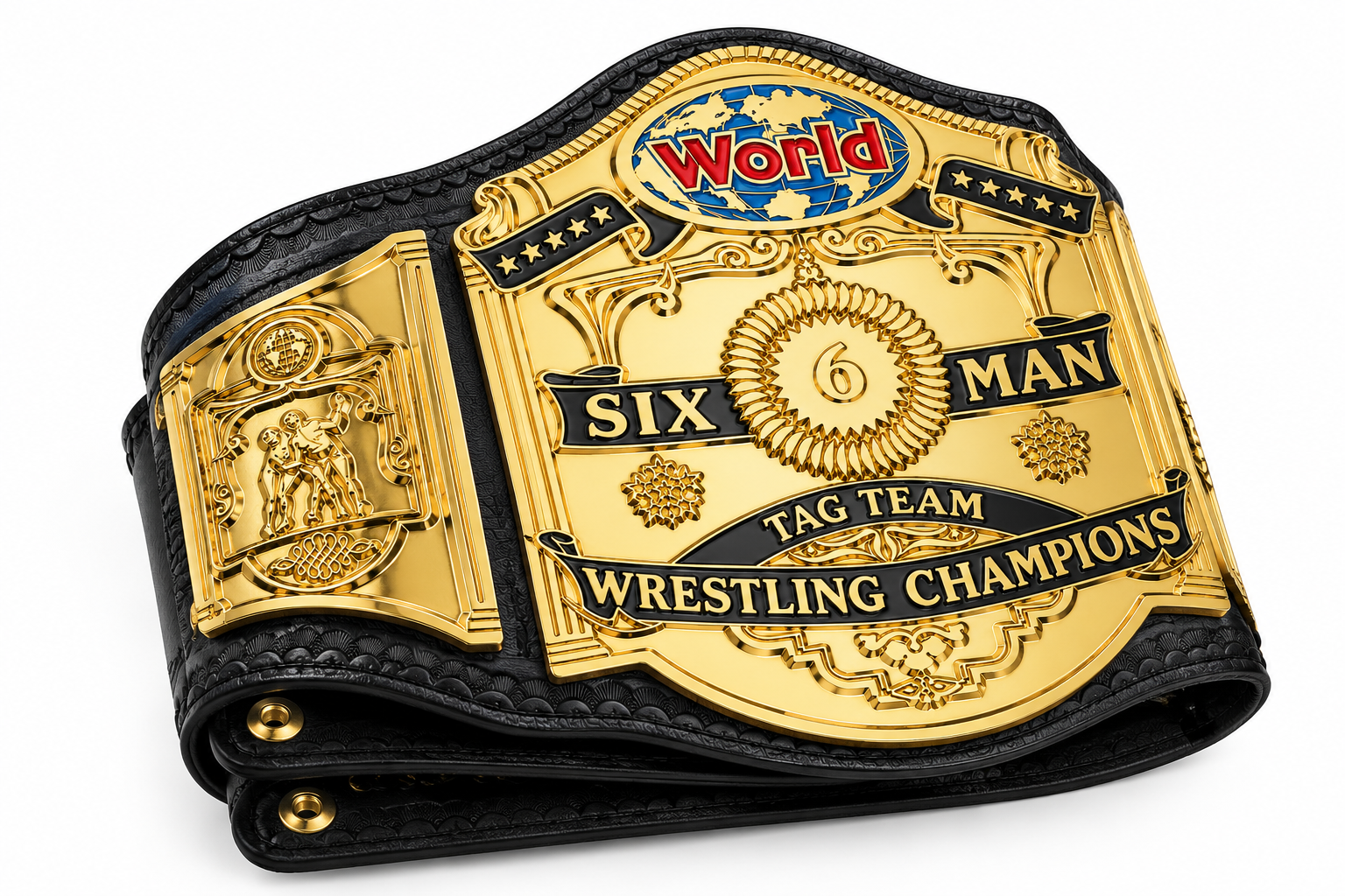 6 MM ZINC, CNC engraved Six Man Tag team Customized - view 5