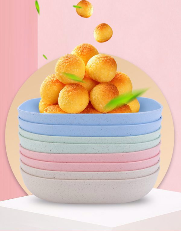 10pcs Multi-function Eco-friendly Colored Plastic Bone Dish Household 6 Inch Small Plate Small Dish  - view 5