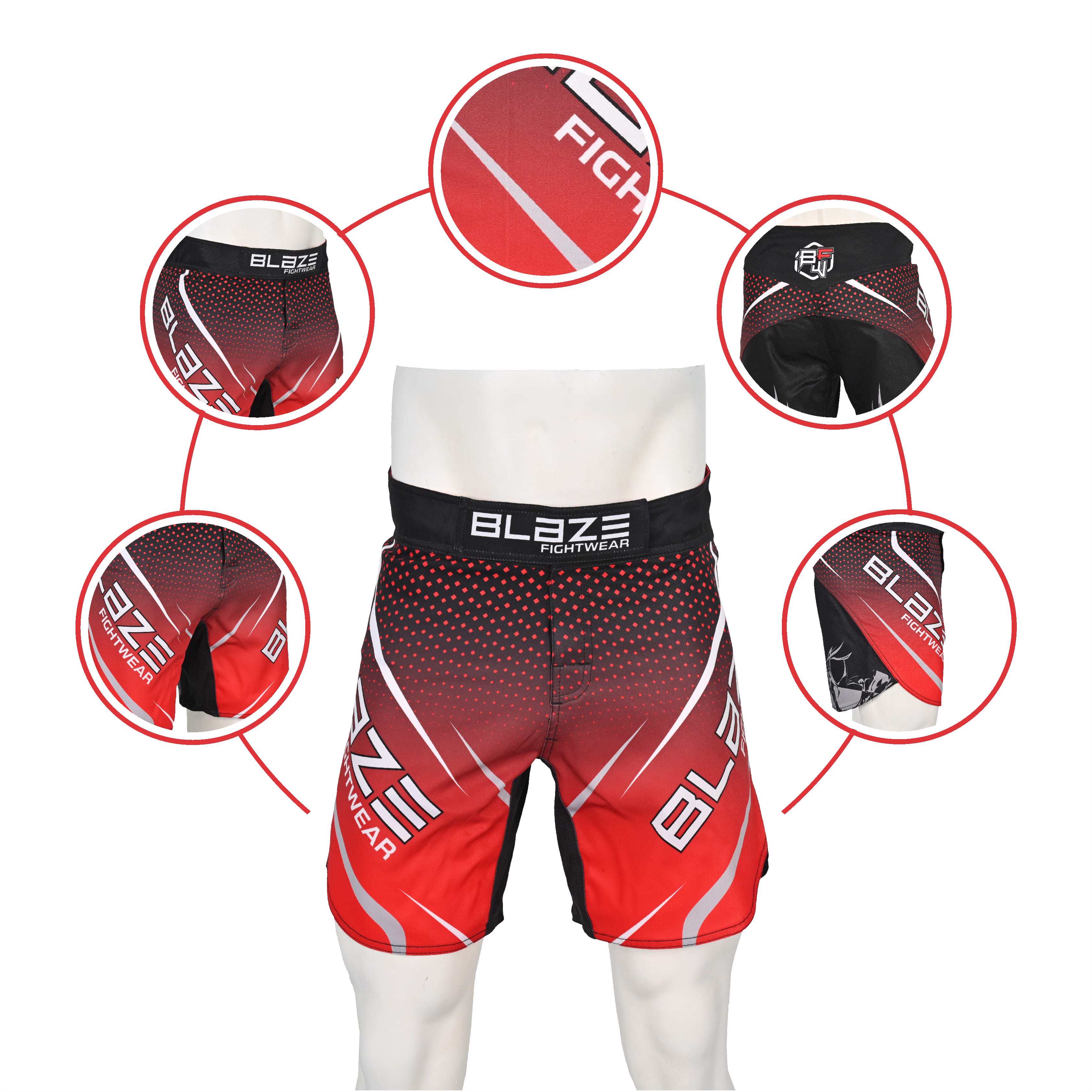Wholesale compression short running bjj workout short training and athlete  - view 3