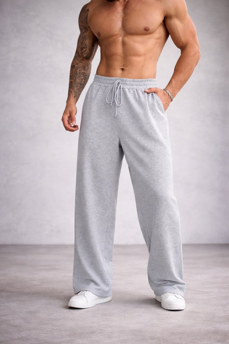 Men's Grey Sweatpants - view 2
