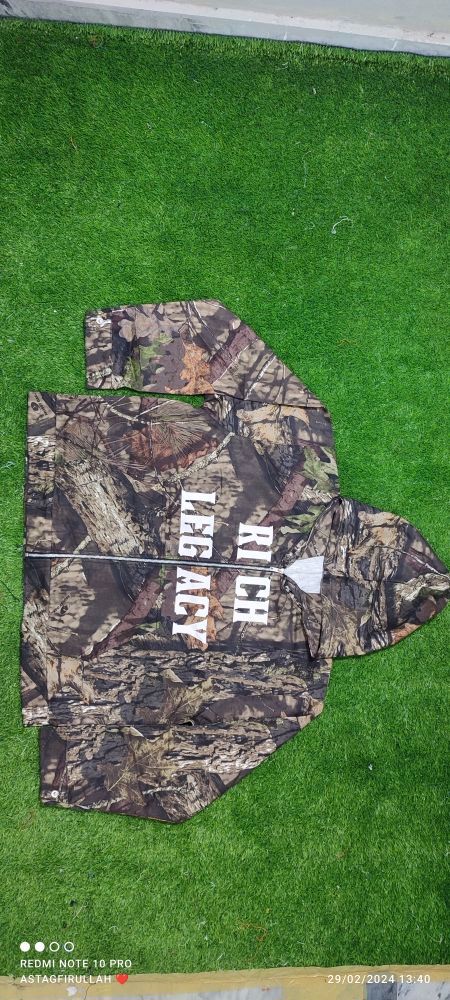 custom embroidered sublimation screen print hoodie sweatshirt zip up jacket kangaroo pocket - view 7