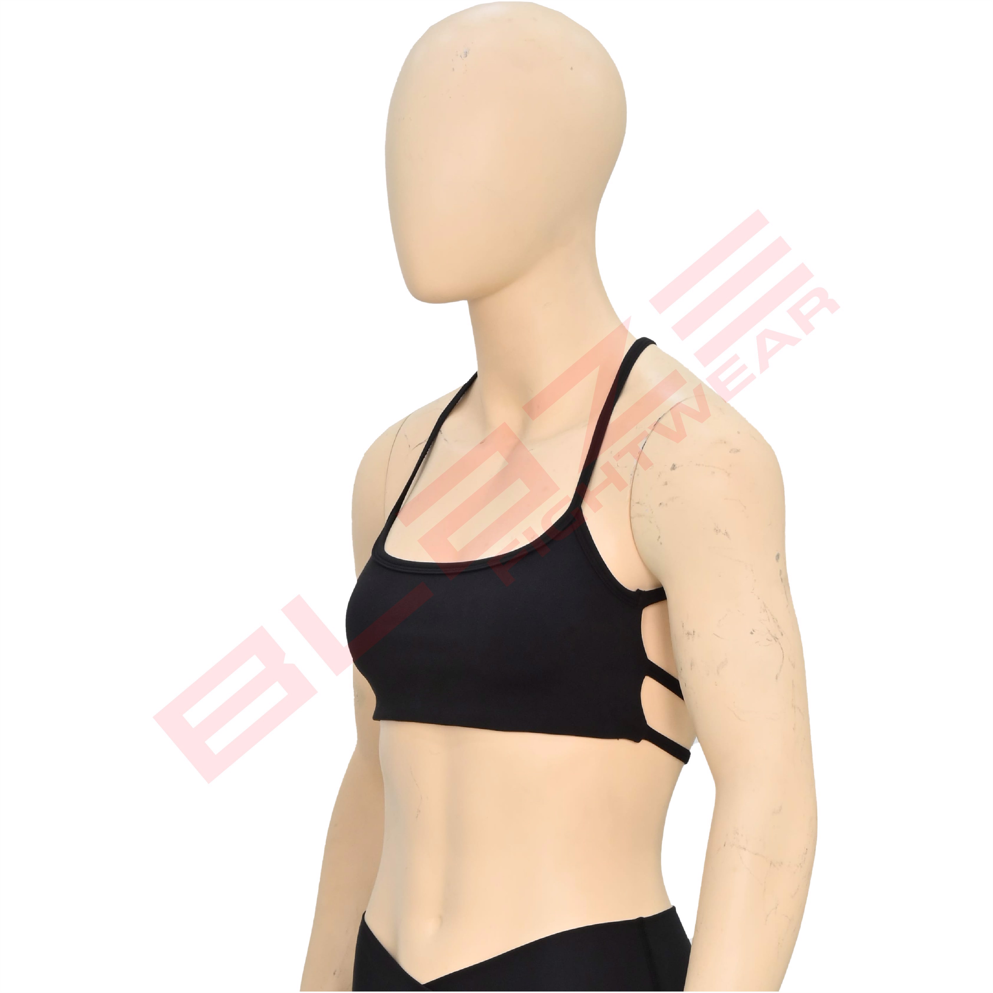 customized digital print sports bra workout fitness wear racerback sportsbra light weight breathable - view 3