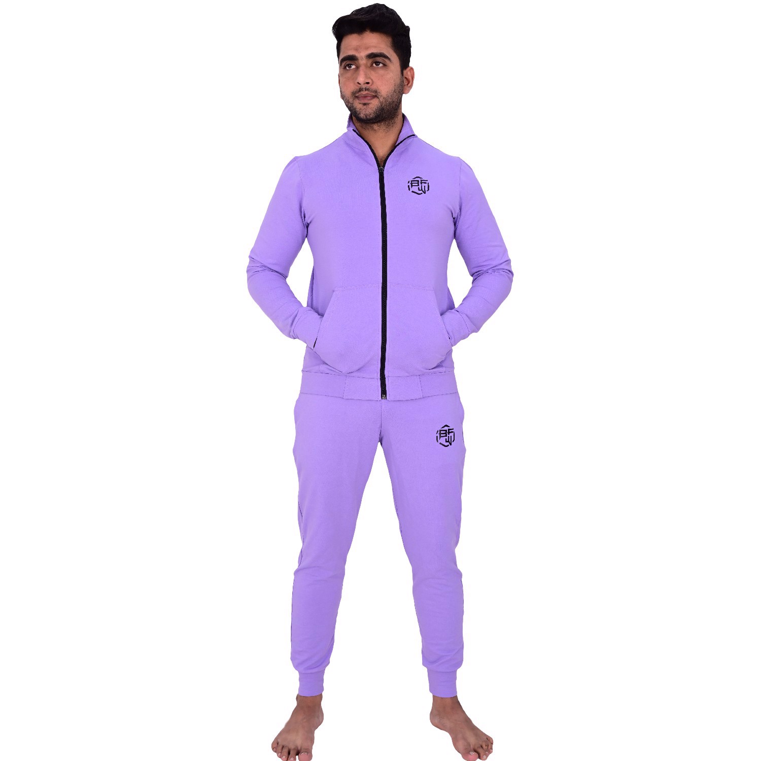 Custom Design Mens Black Long Sleeve Pullover Cotton Tracksuit Oversize Fashionable Blank Sweatshirt