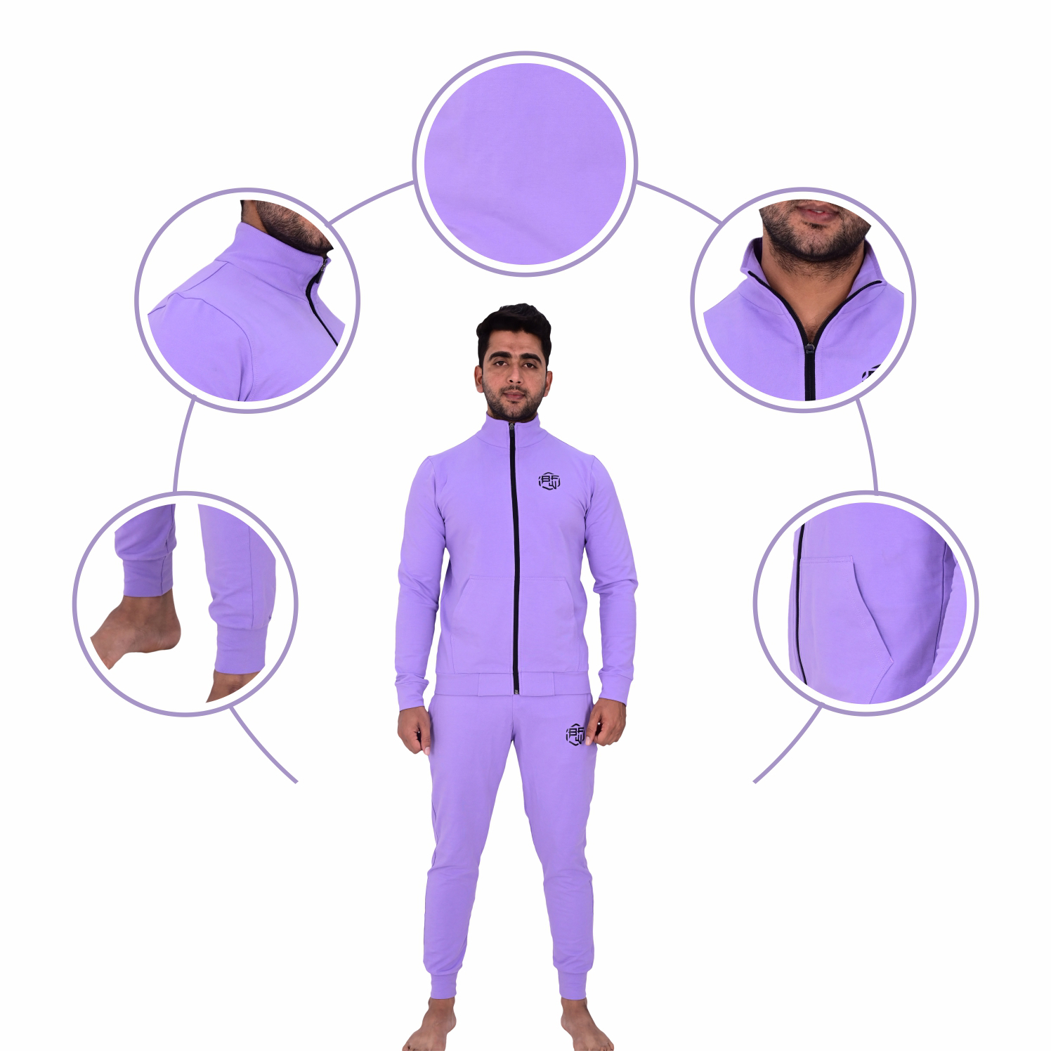 Custom Design Mens Black Long Sleeve Pullover Cotton Tracksuit Oversize Fashionable Blank Sweatshirt - view 8