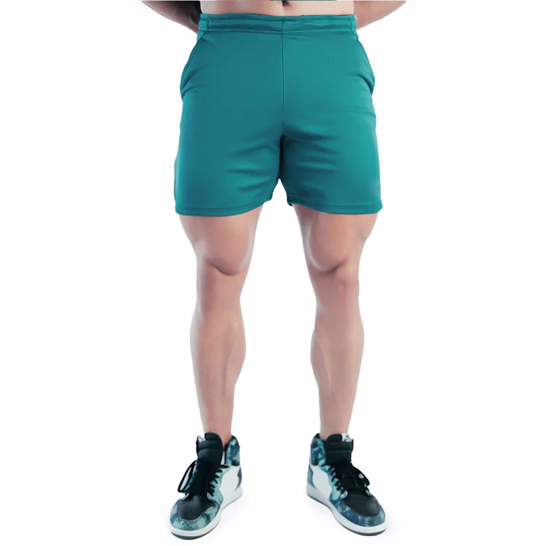 GymMaster: Customizable Classic Men's Dry Fit Shorts Wholesale in 100% polyester interlook - view 3
