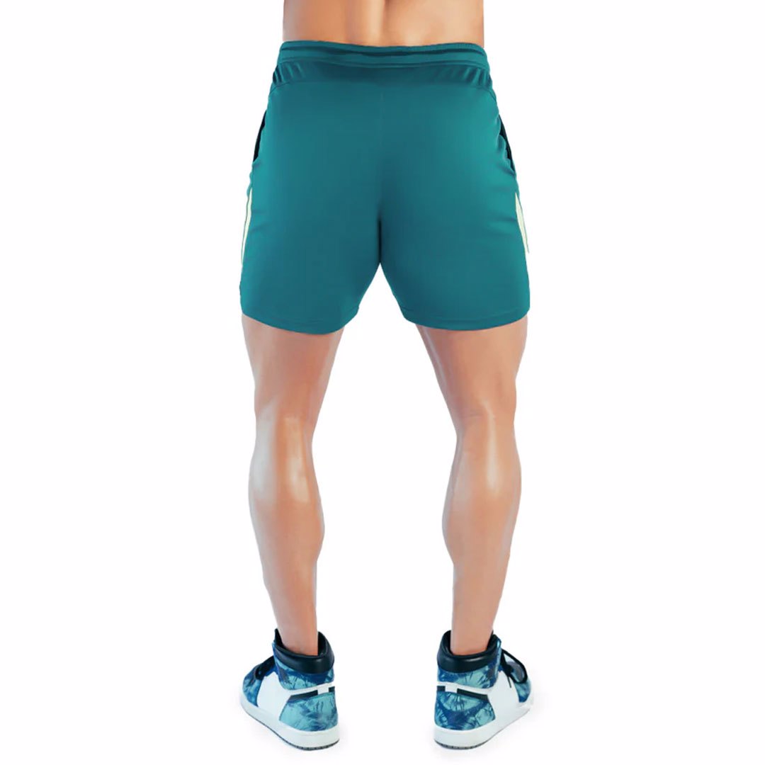 GymMaster: Customizable Classic Men's Dry Fit Shorts Wholesale in 100% polyester interlook - view 4