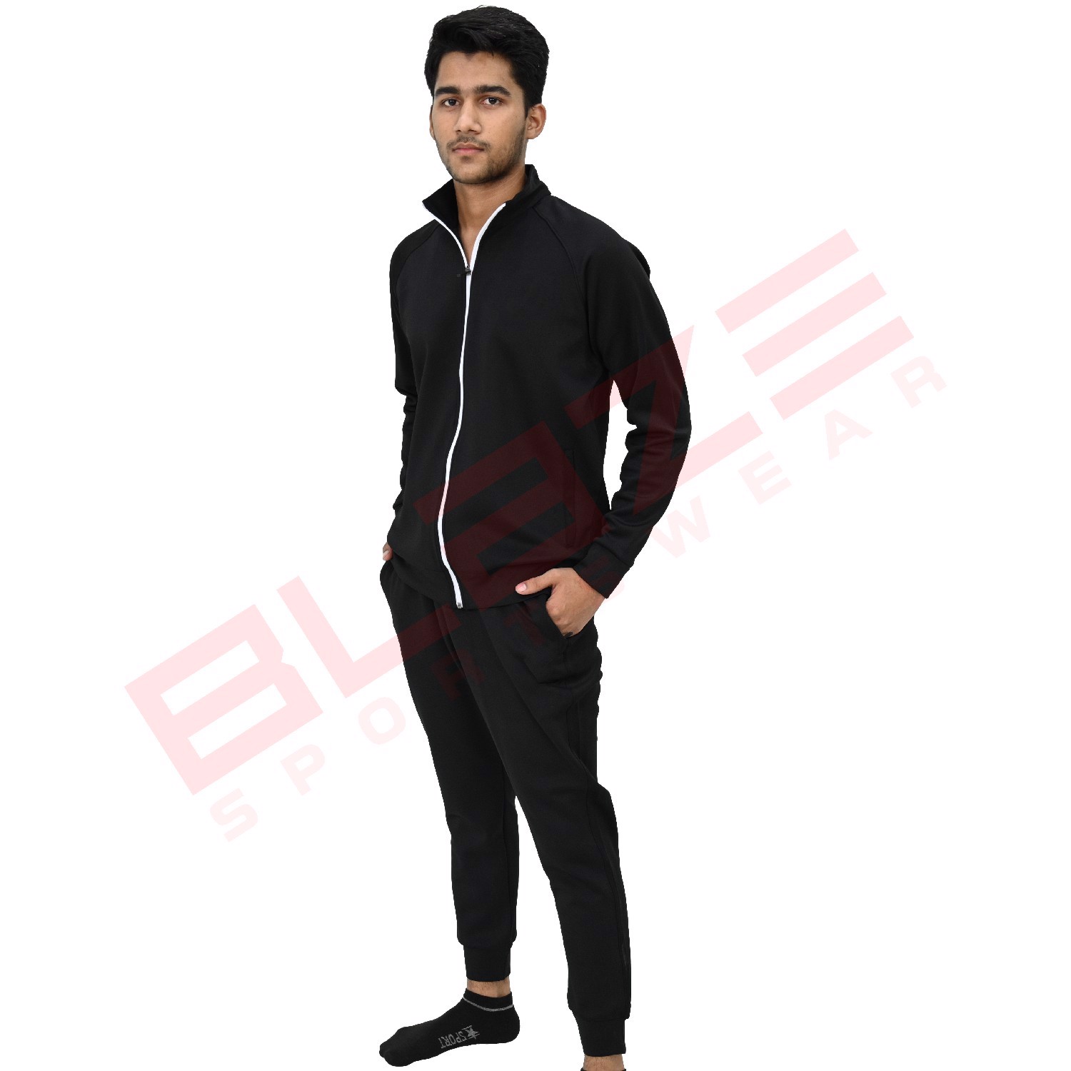 Custom Jogging Sweatsuit Tracksuit Pants Hoodie Athletic fitt for workout and training breathable