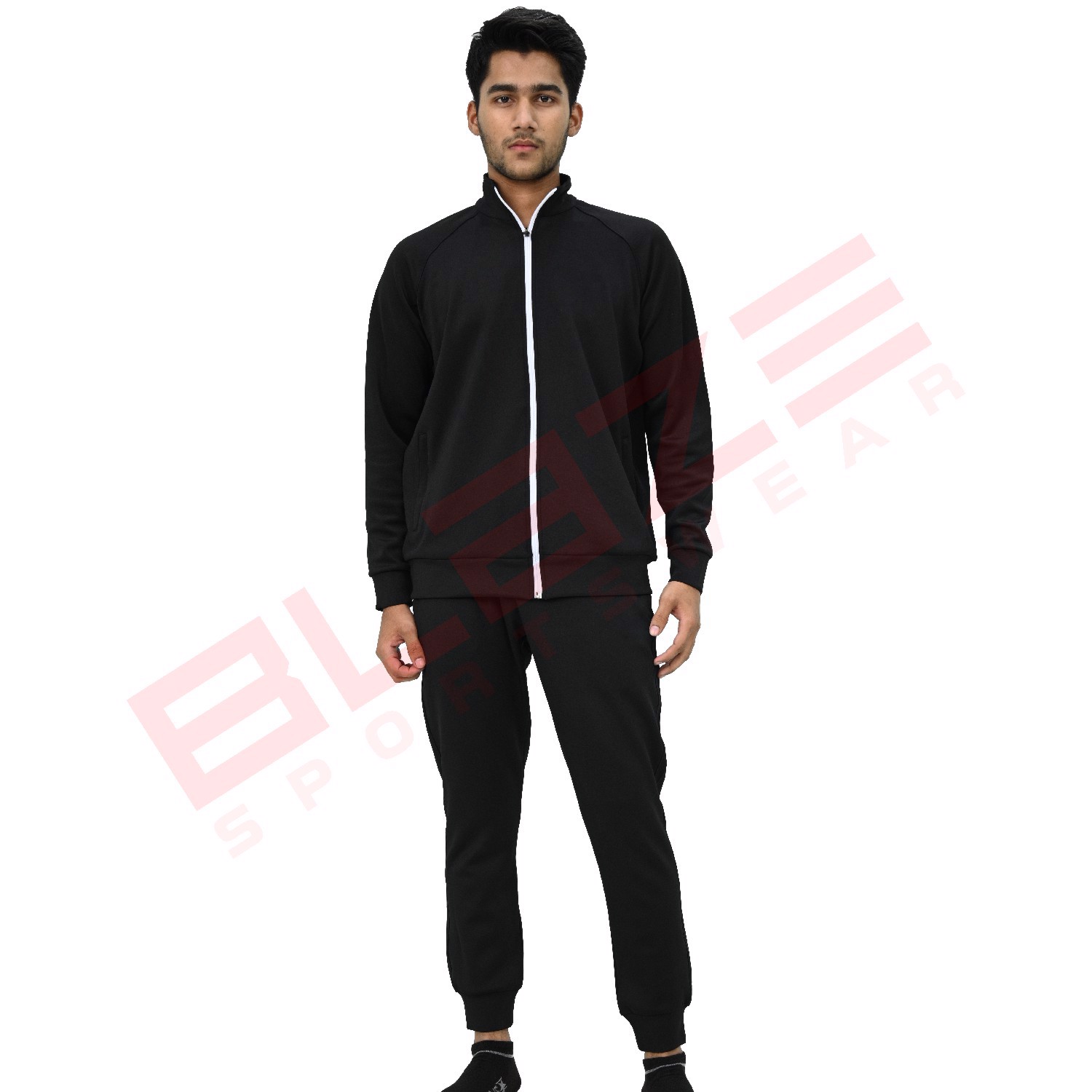 Custom Jogging Sweatsuit Tracksuit Pants Hoodie Athletic fitt for workout and training breathable - view 3