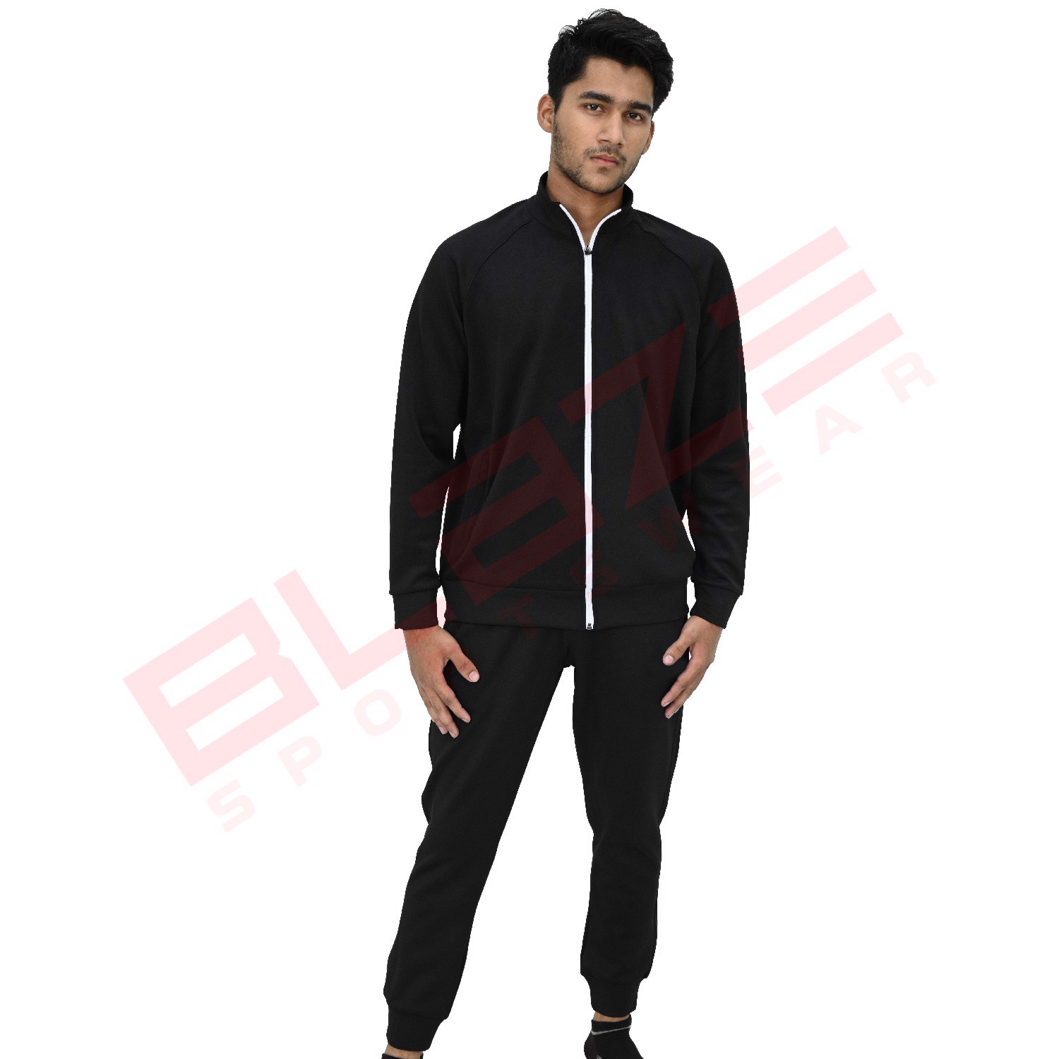 Custom Jogging Sweatsuit Tracksuit Pants Hoodie Athletic fitt for workout and training breathable - view 4