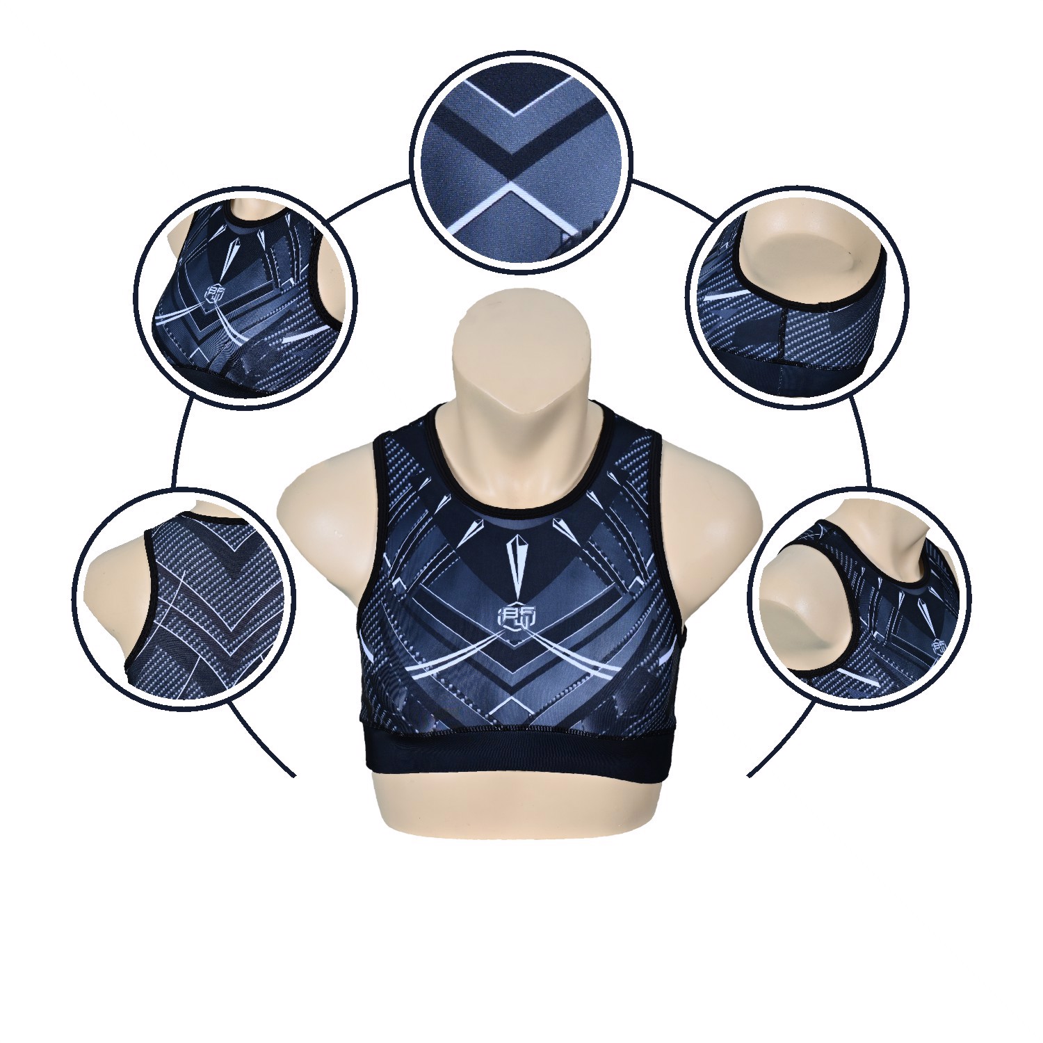 customized women sublimation Sports Bra prefect  Waistband  Fitness Sportswear Gym Jogging Yoga wear - view 7