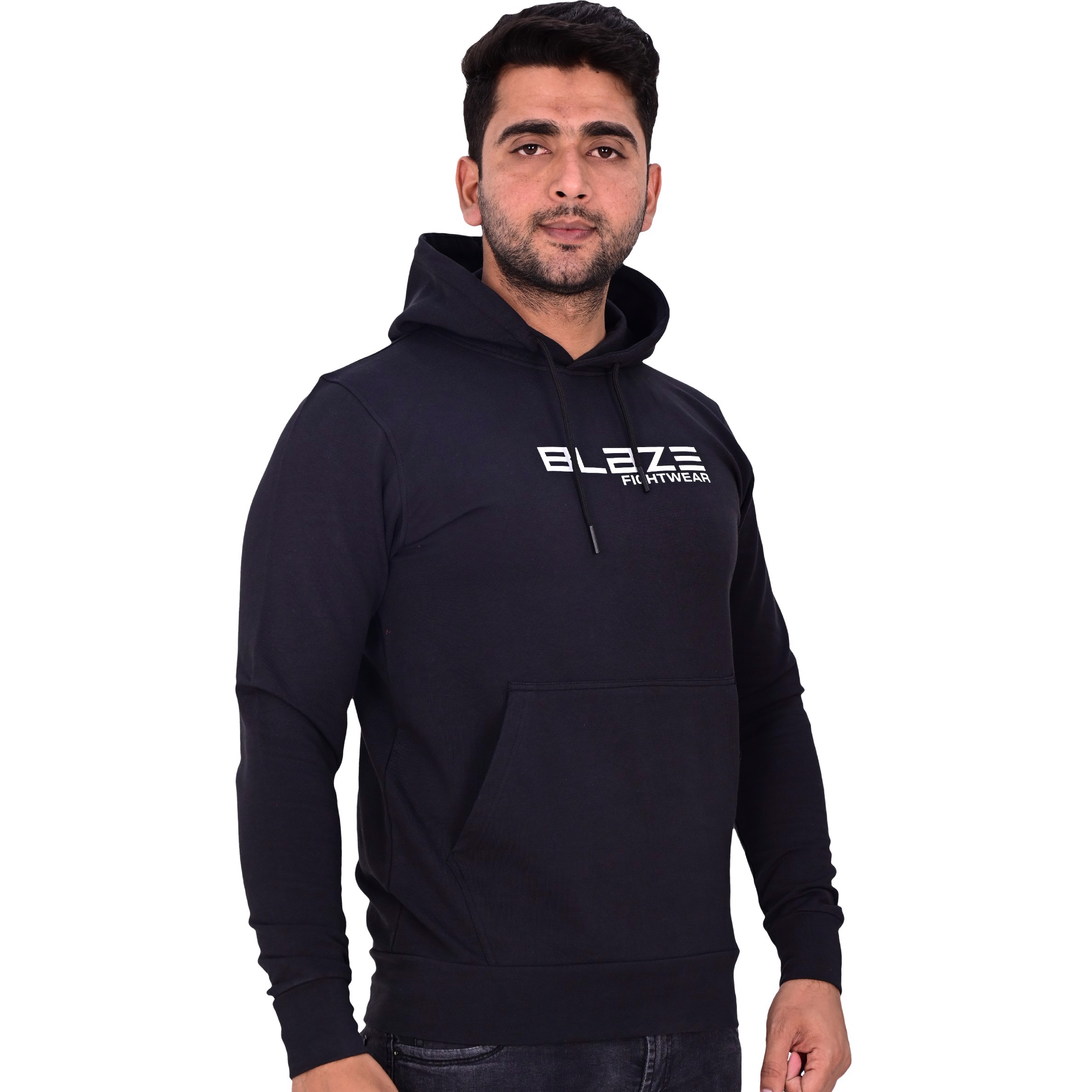 New Custom Design Logo Mens  Fashion Long Sleeve Blank Pullover Cotton Hoodie Quantity Print OEM  - view 2