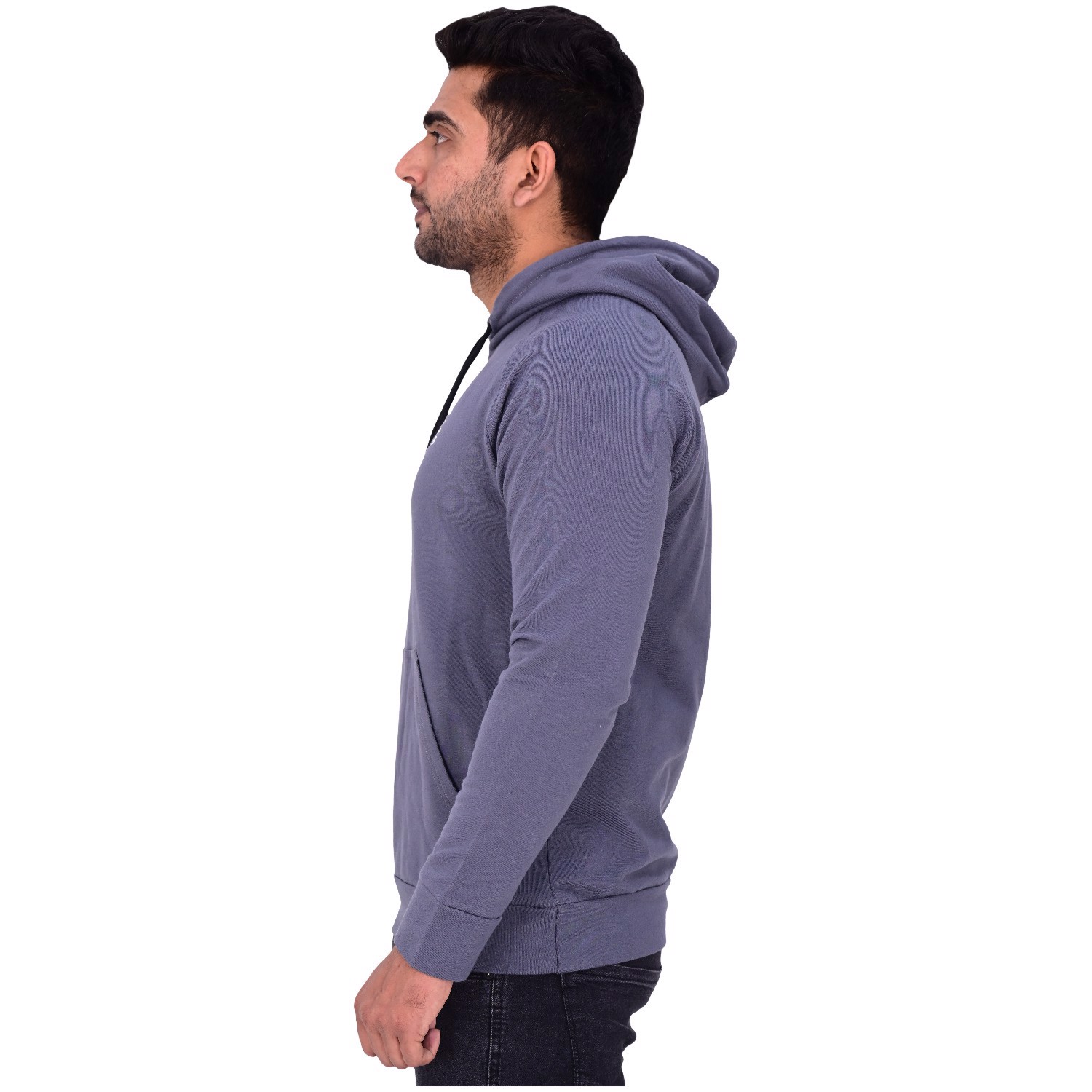 New Custom Design Logo Mens navy Fashion Long Sleeve Blank Pullover Cotton Hoodie Quantity Print OEM