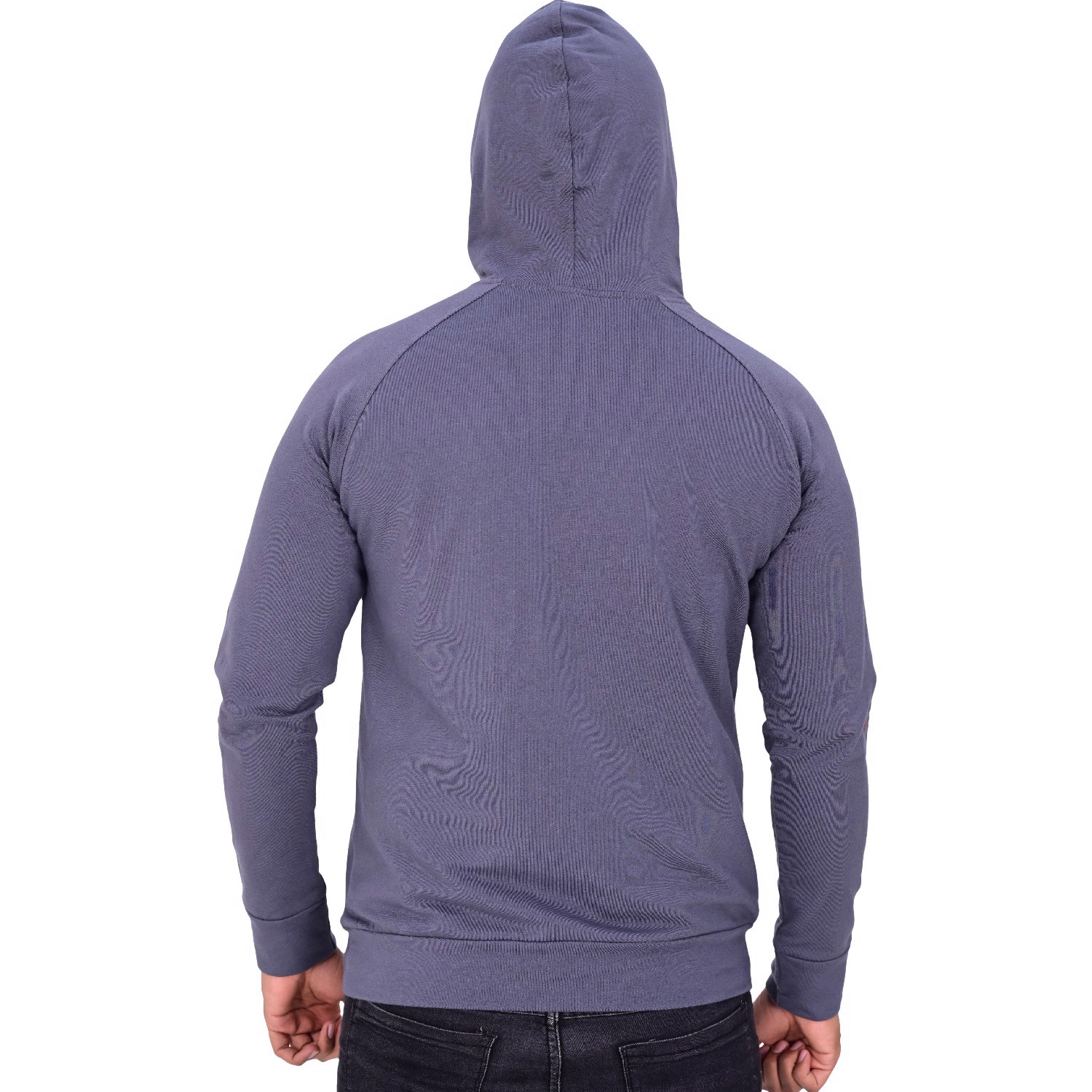 New Custom Design Logo Mens navy Fashion Long Sleeve Blank Pullover Cotton Hoodie Quantity Print OEM - view 7